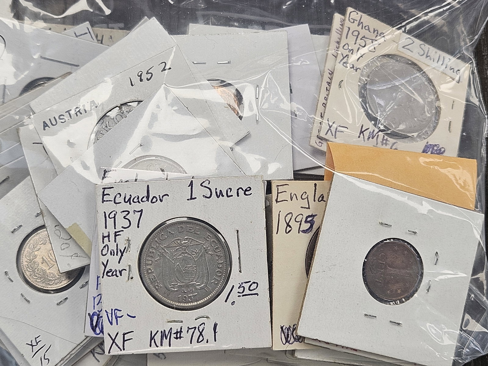 Bag of at least 50 Mixed Foreign Coins - 2