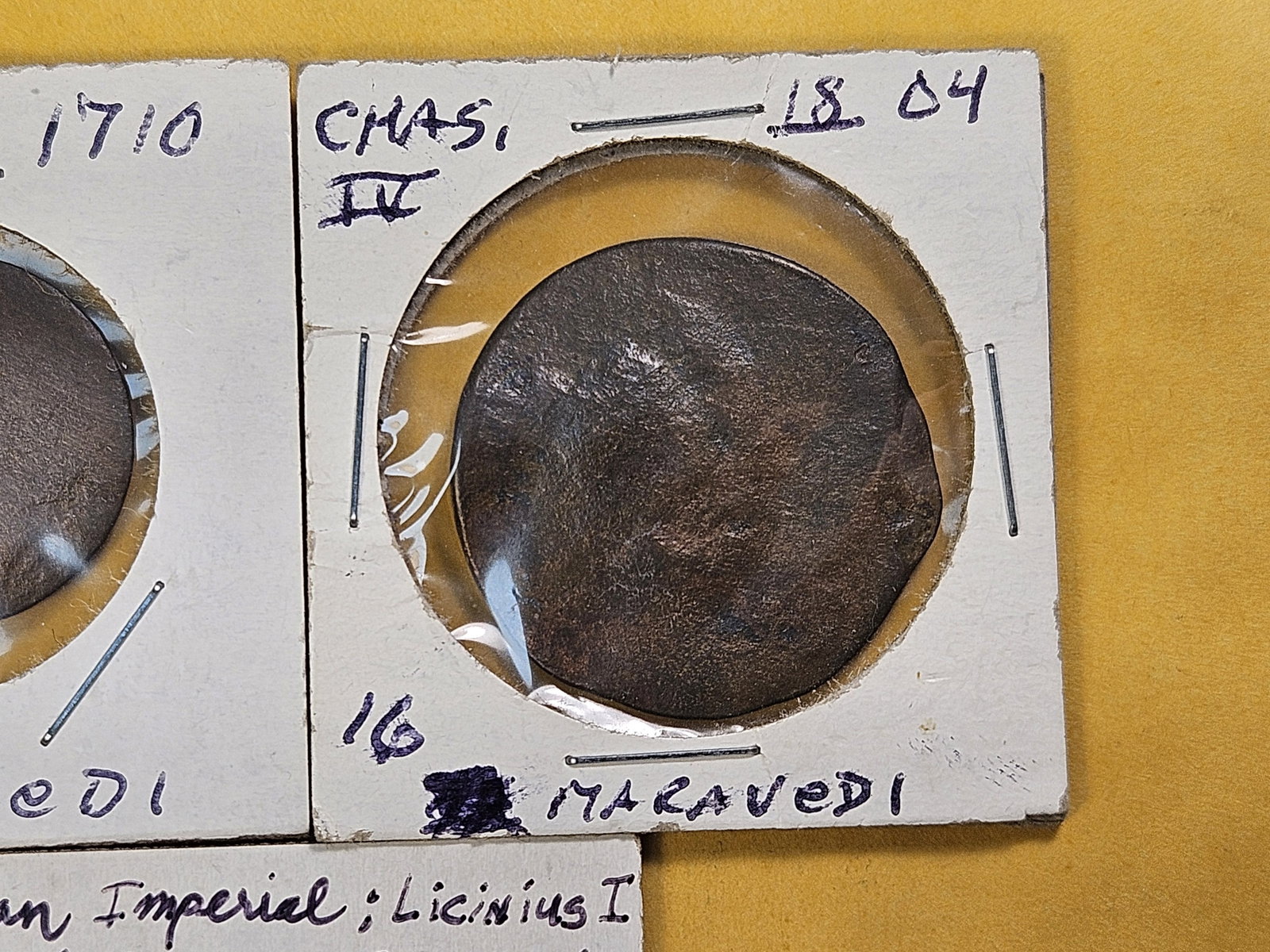 ANCIENTS! Two Ancients and Three 17th-18th Century Coins - 3