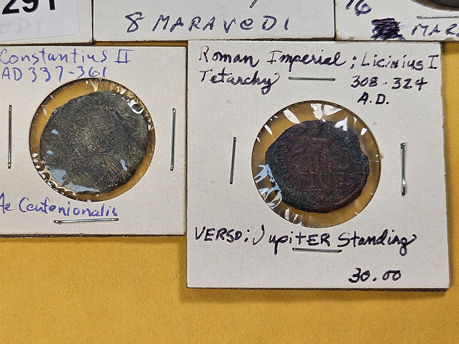 ANCIENTS! Two Ancients and Three 17th-18th Century Coins - 4