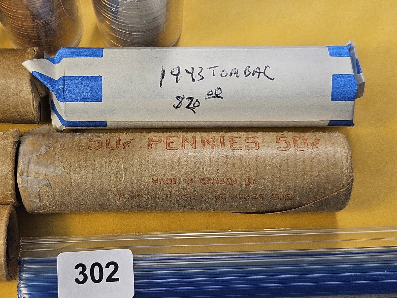 Eight Rolls of Canadian Coinage with a Roll of Jefferson Nickels - 4