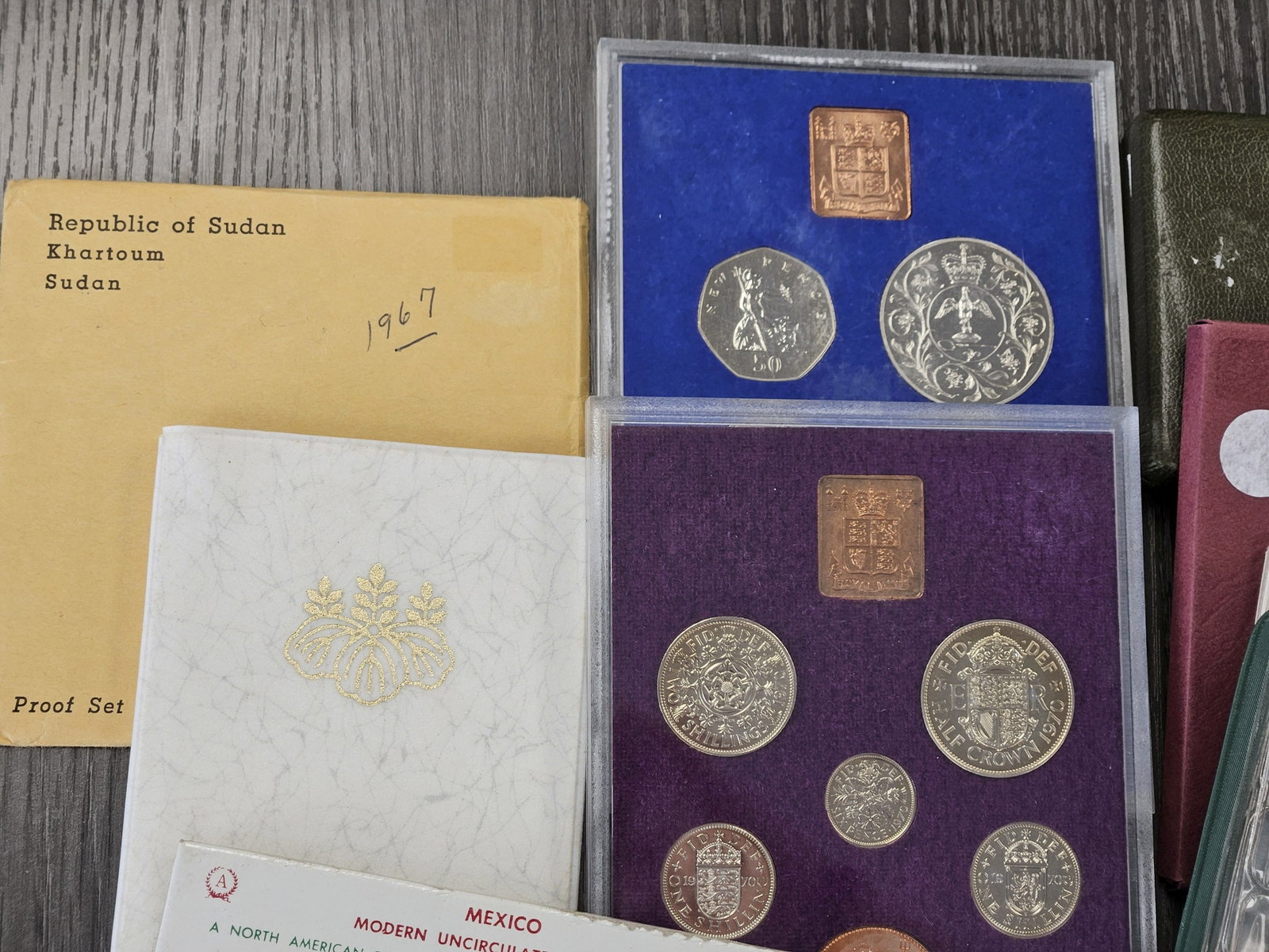 Eleven Foreign Mint Sets, one is Silver - 2