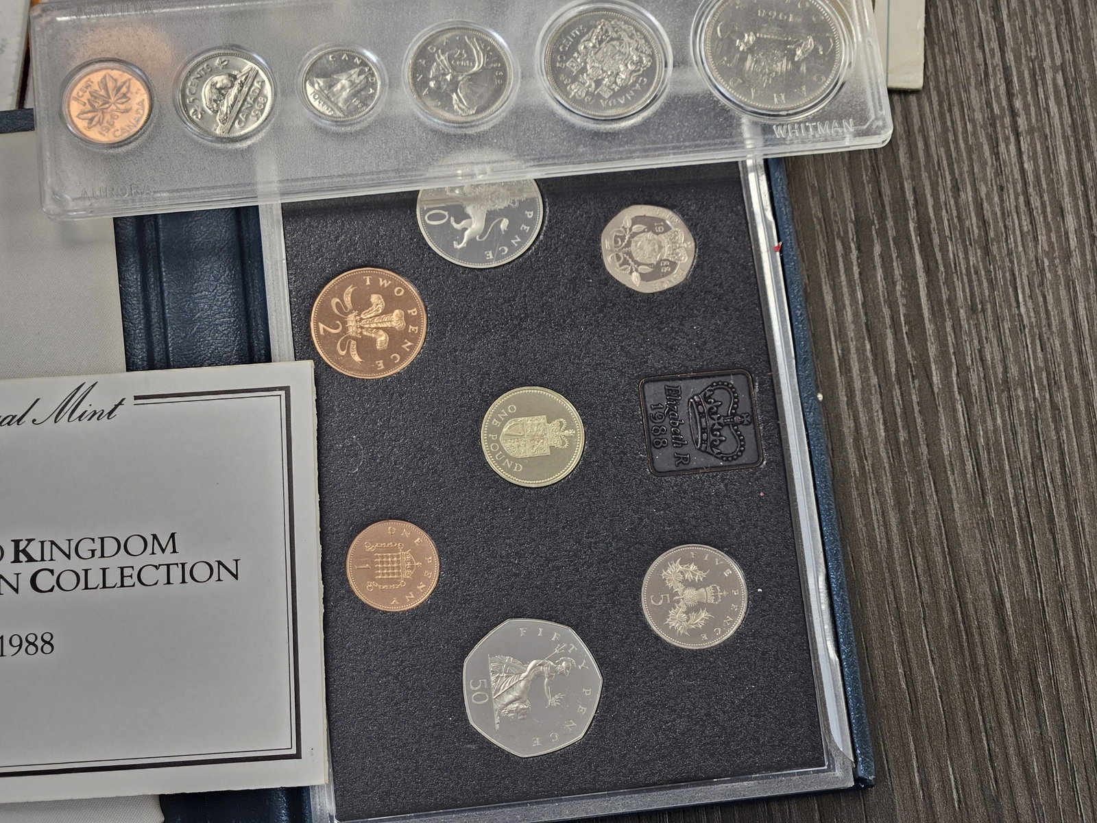 Eleven Foreign Mint Sets, one is Silver - 4
