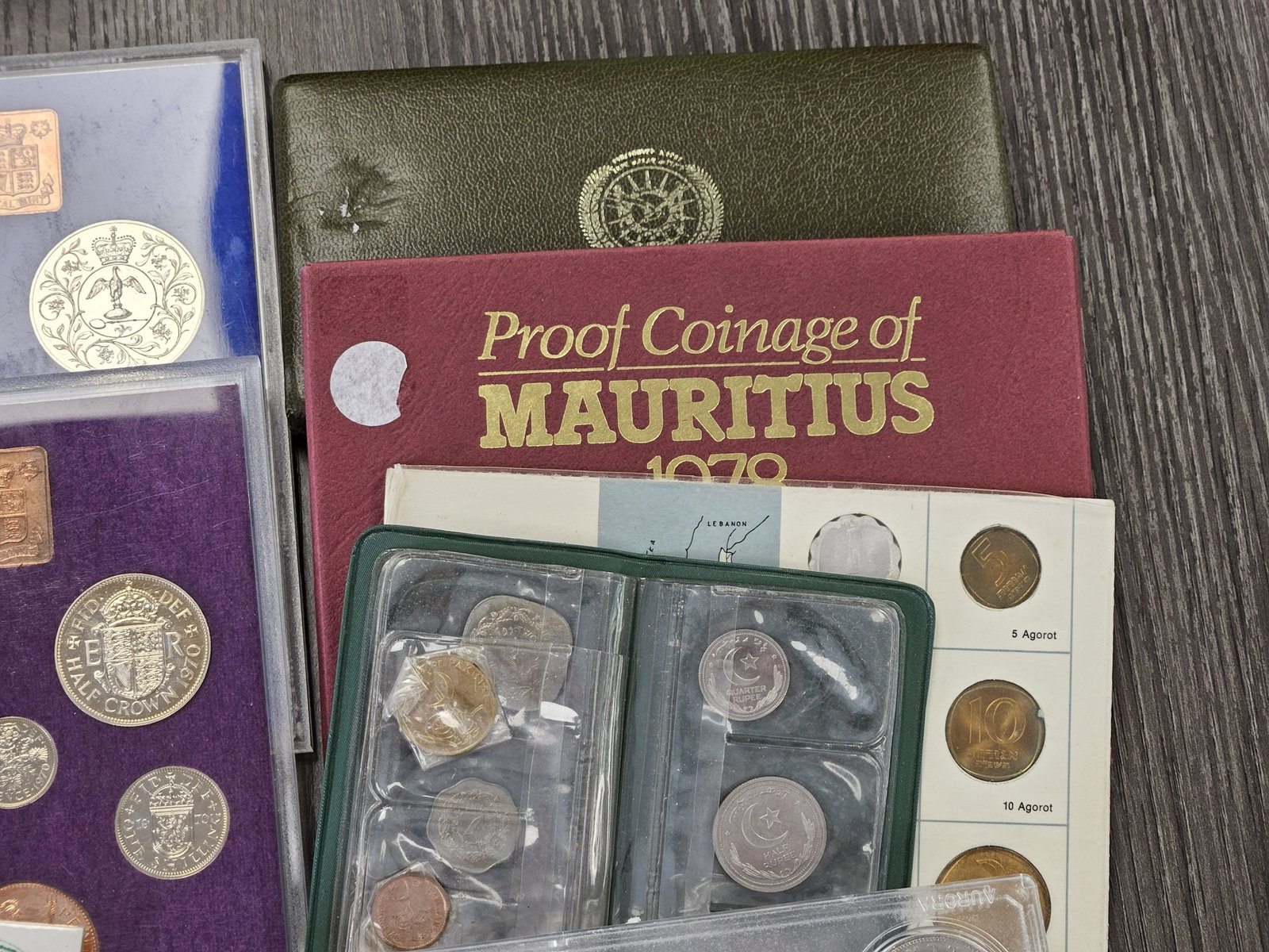 Eleven Foreign Mint Sets, one is Silver - 5
