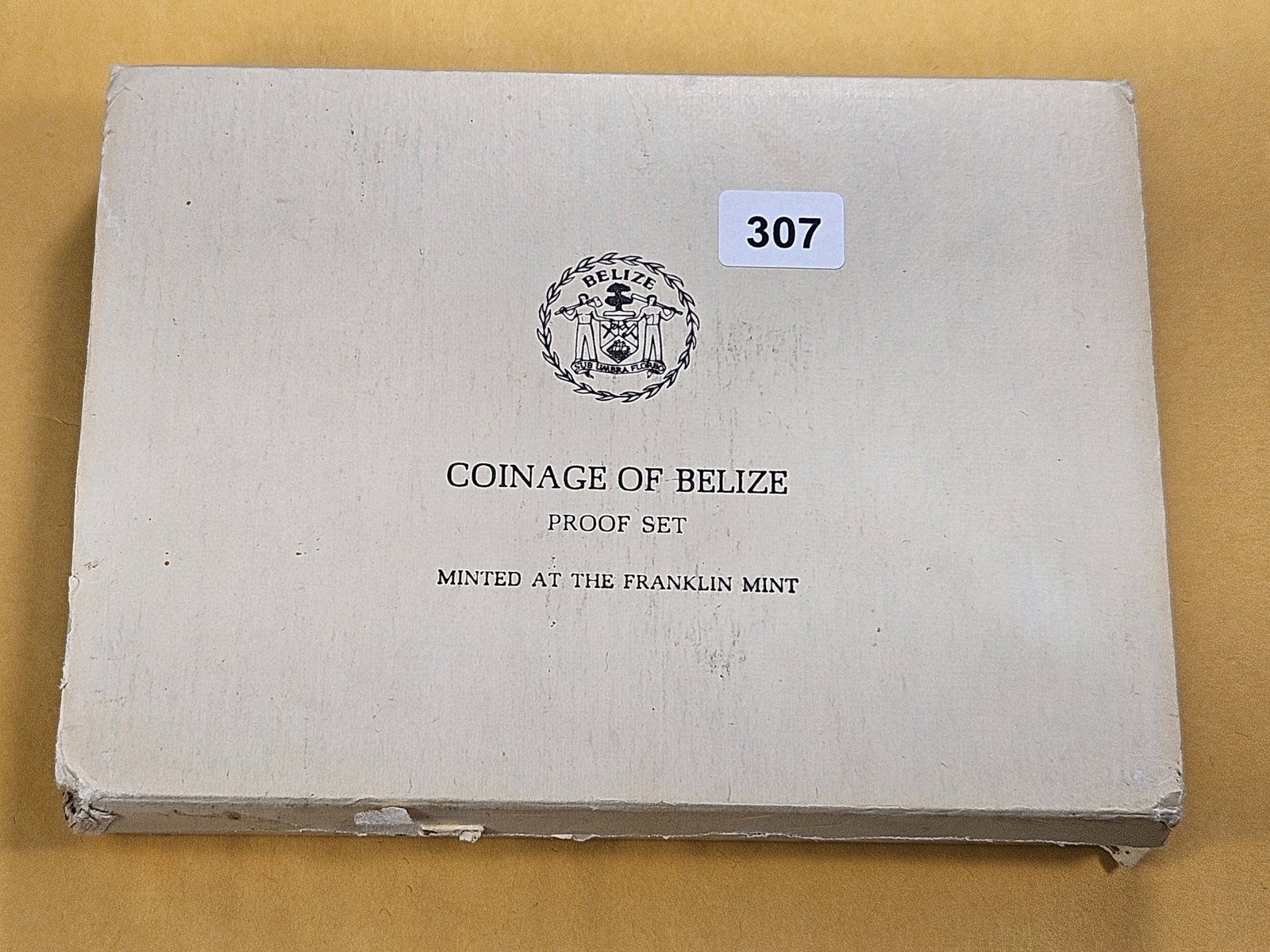 1975 Belize Silver Proof Sets: Over three Troy ounces of Sterling Silver! In OGP with COA