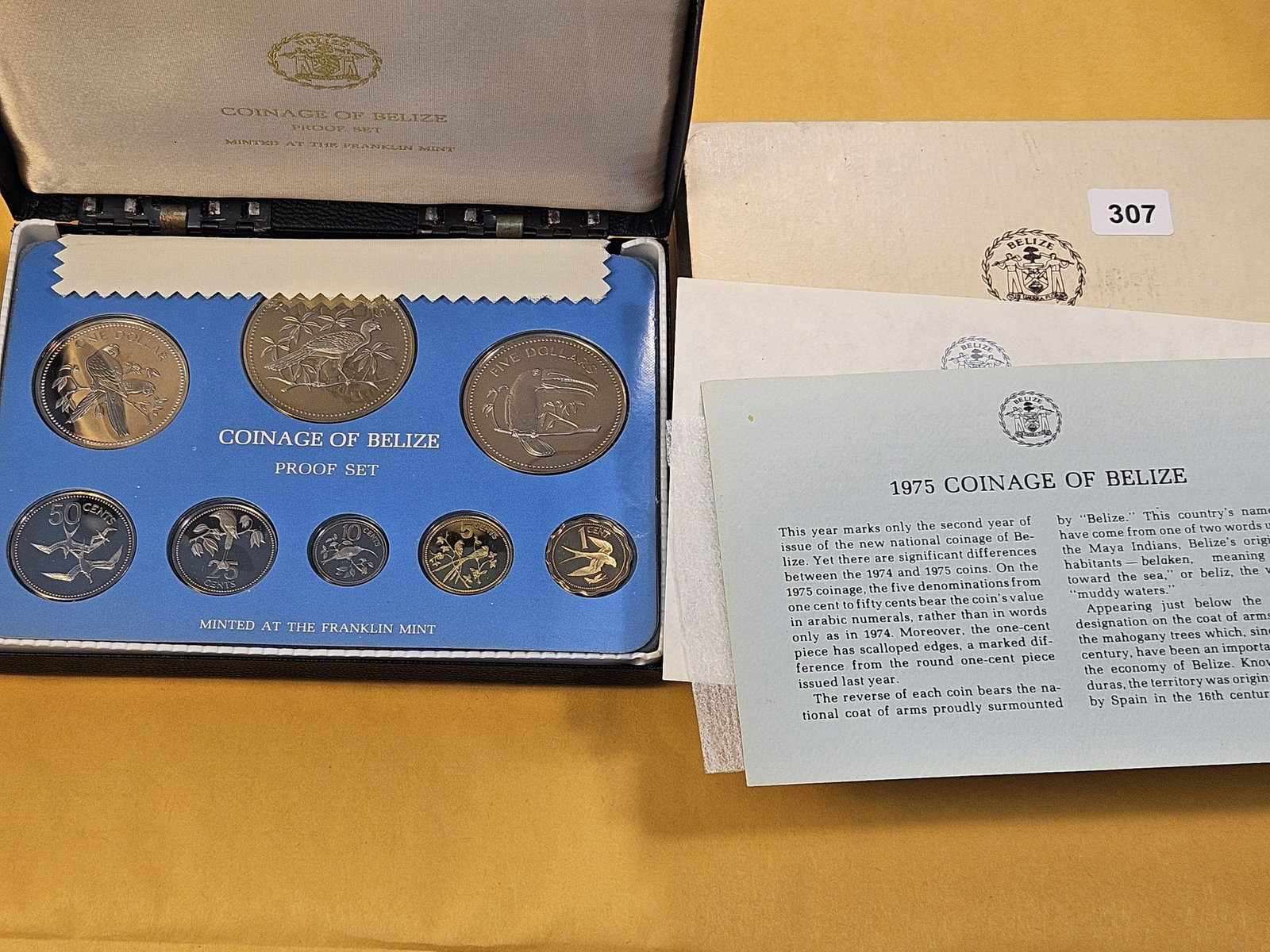 1975 Belize Silver Proof Sets - 2