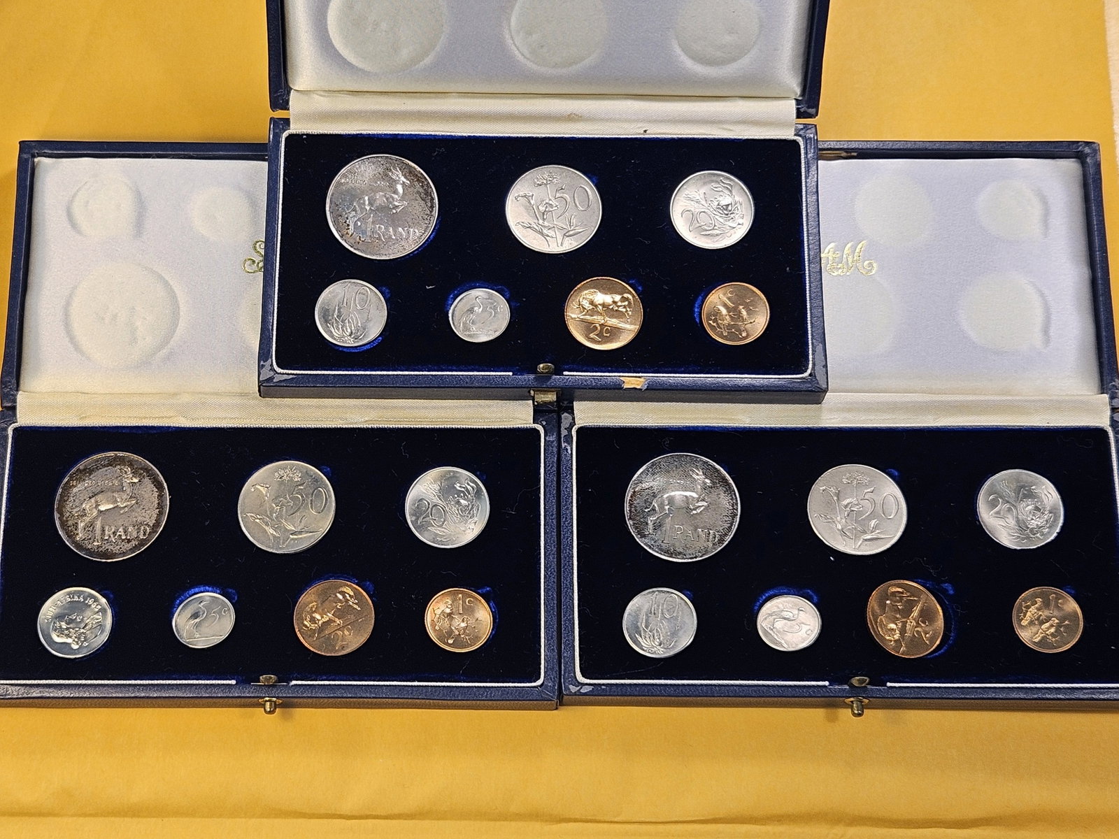 Three 1965 South African Silver Proof Sets - 2