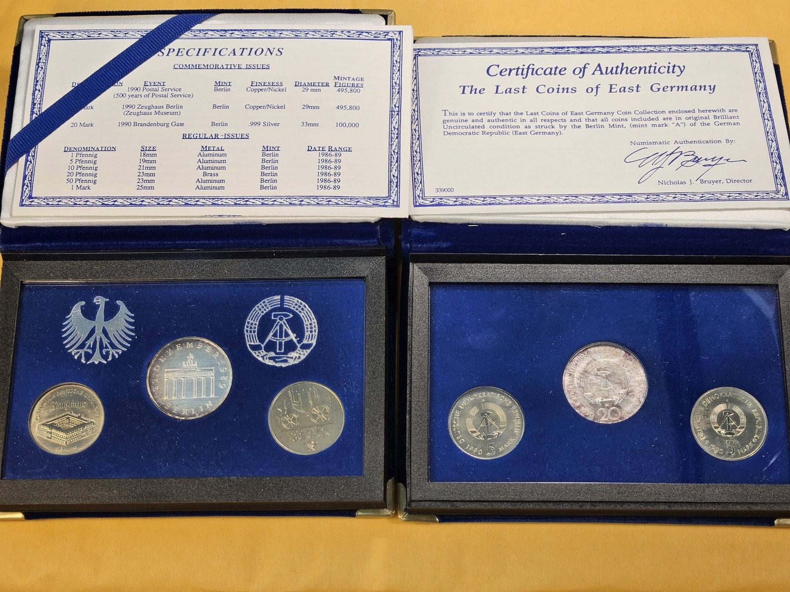 Two German Silver Coin Sets - 2