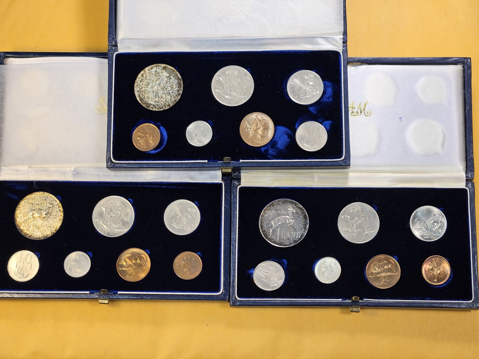 Three South African Silver Proof Sets - 2