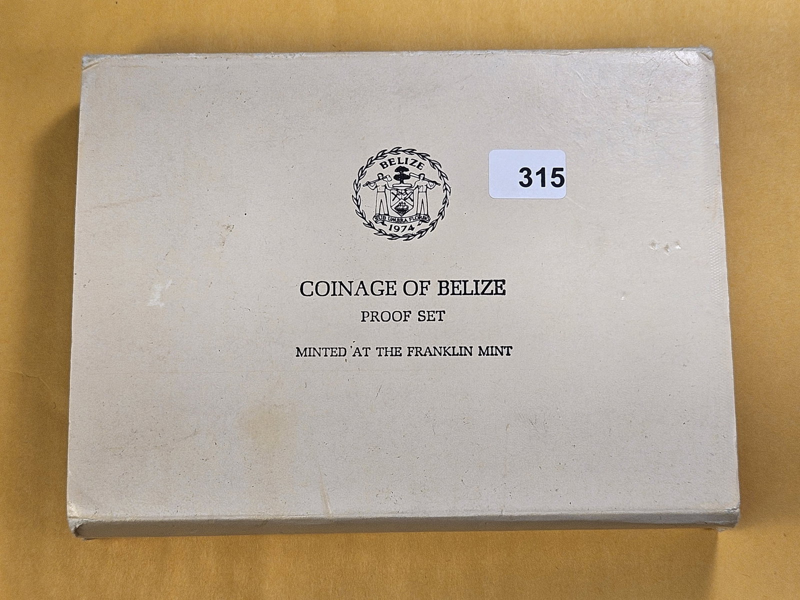 1974 Belize Silver Proof Sets: Over three Troy ounces of Sterling Silver! In OGP with COA