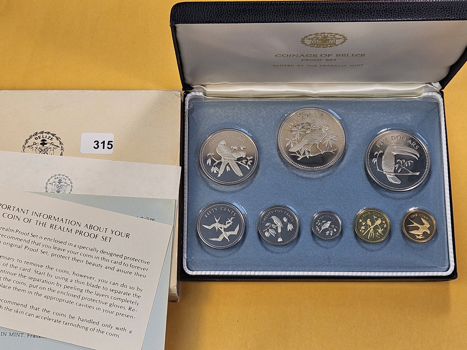 1974 Belize Silver Proof Sets - 2