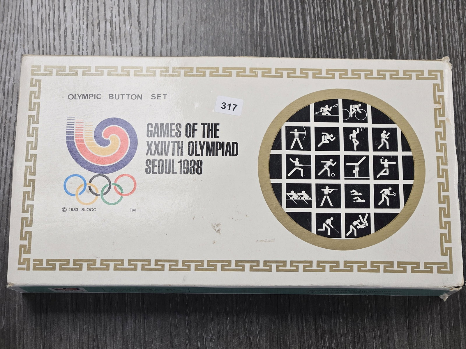 KOREAN OLYMPIC BUTTON SET!: Complete Set from the 1988 Olympic Games in Seoul, Korea