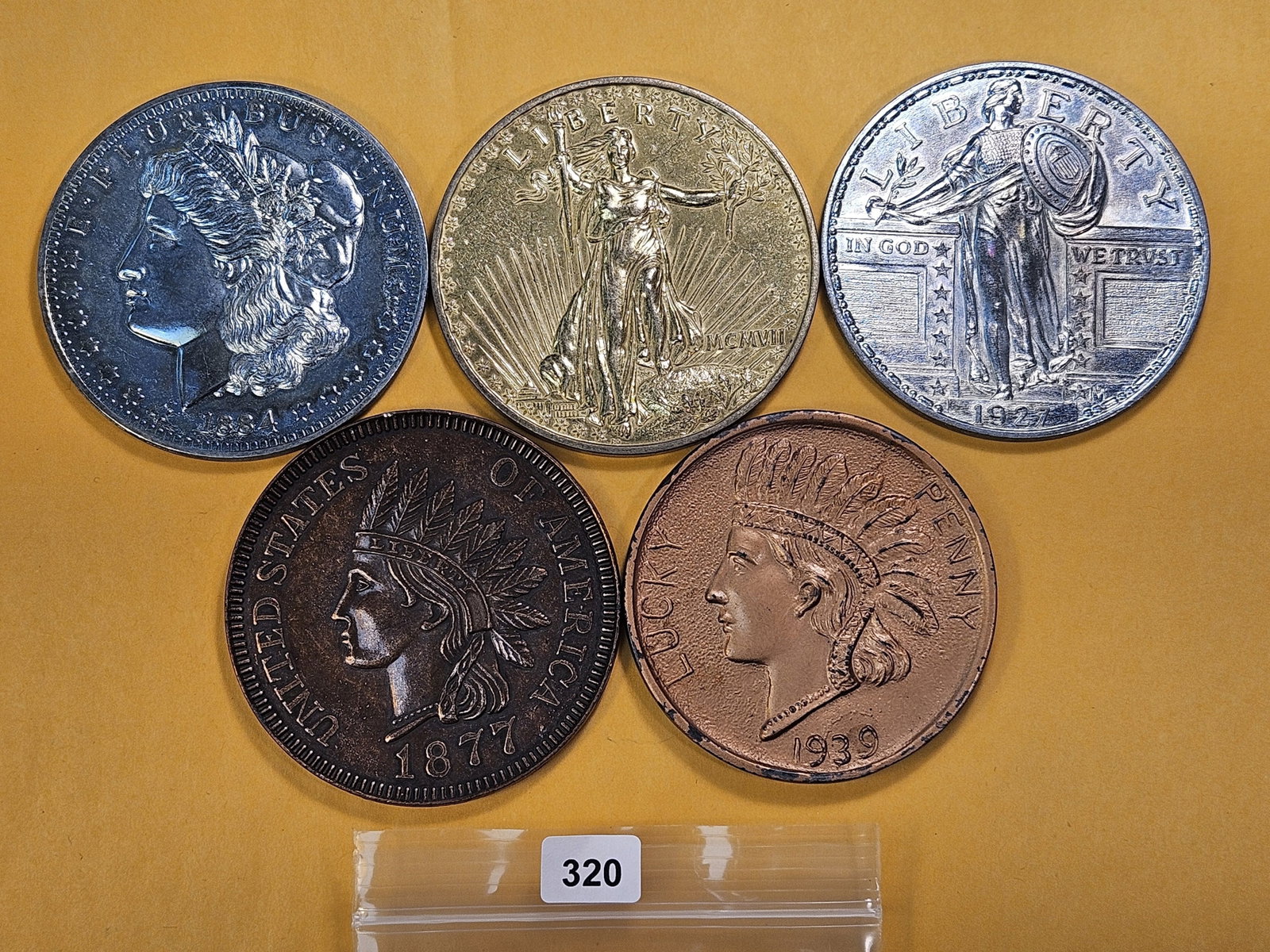 EXONUMIA! Over One and a Half Pounds!: Fun Mix! Medals, Tokens, American Red Cross belt buckle, Wooden Tuits, Elongated Cents and more!