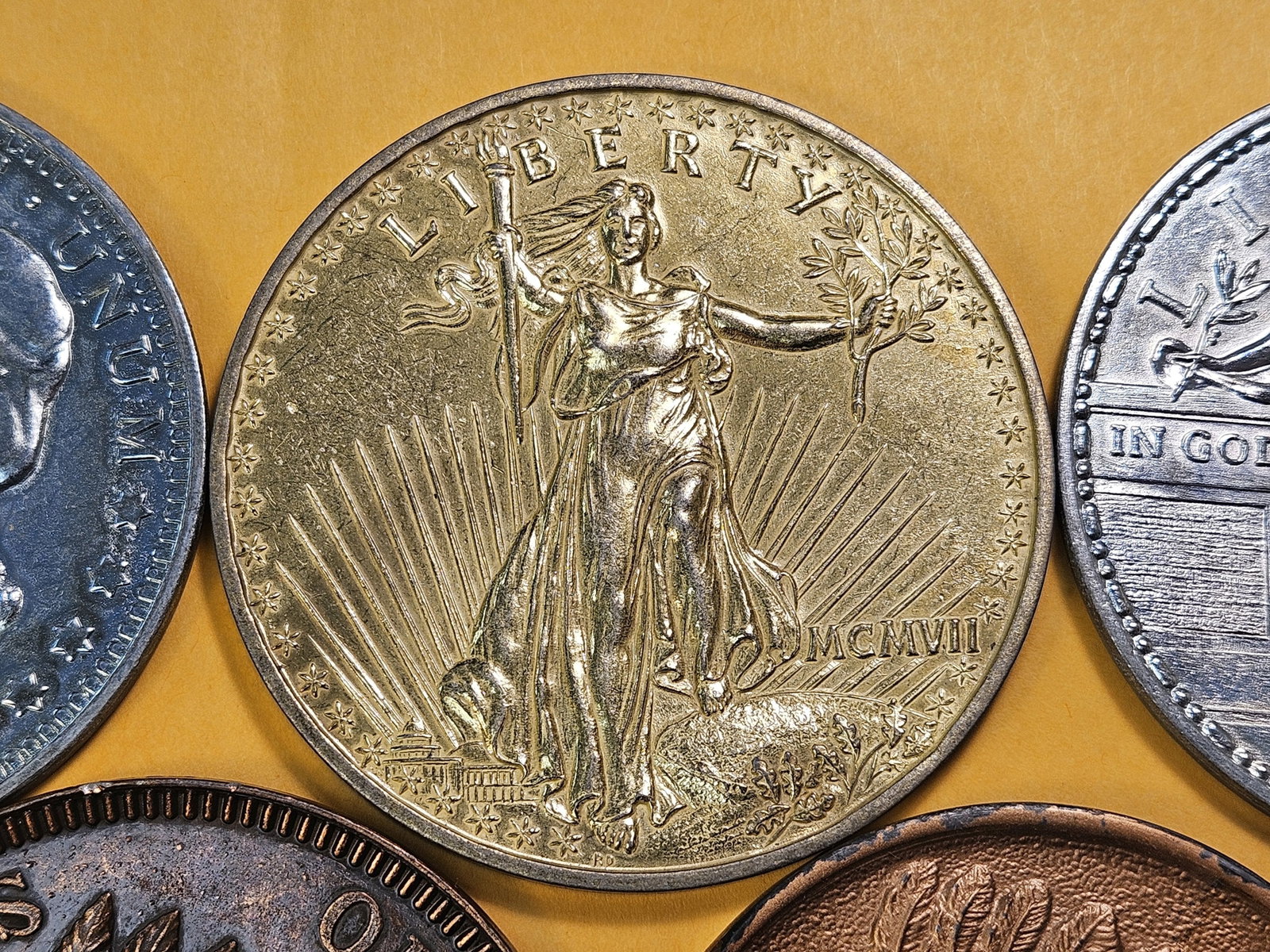 Five LARGE Size Medals - 3