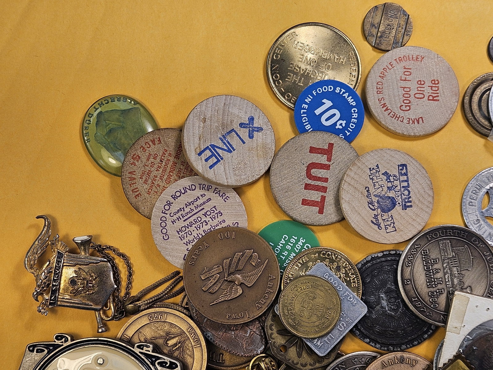Five LARGE Size Medals - 2