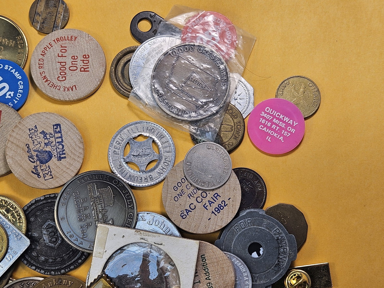 Five LARGE Size Medals - 3