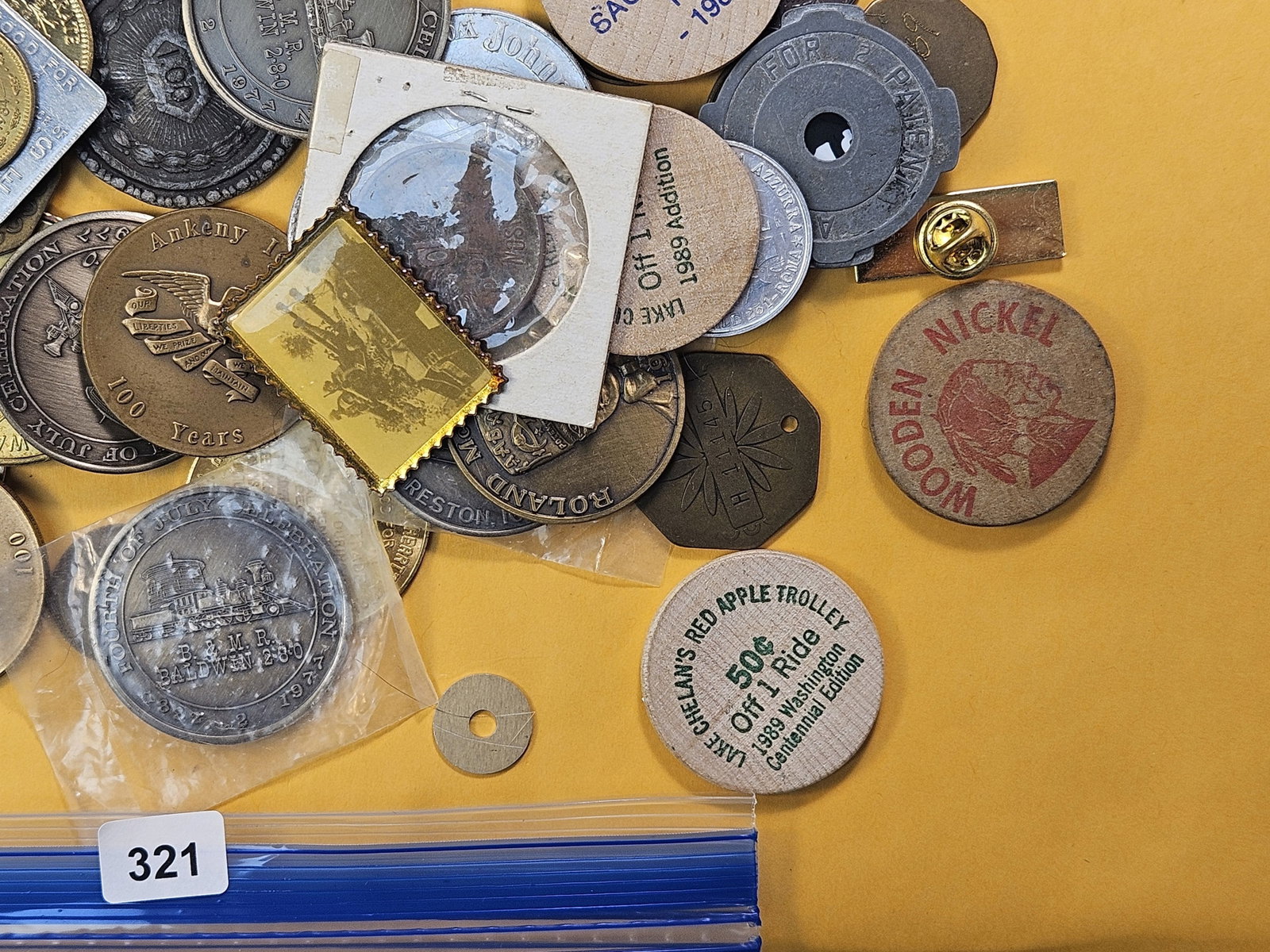 Five LARGE Size Medals - 4