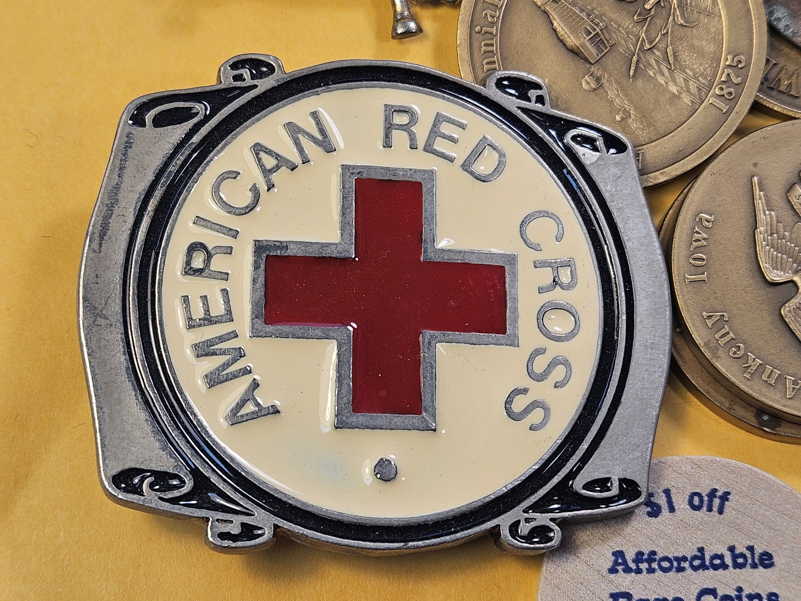 Five LARGE Size Medals - 6
