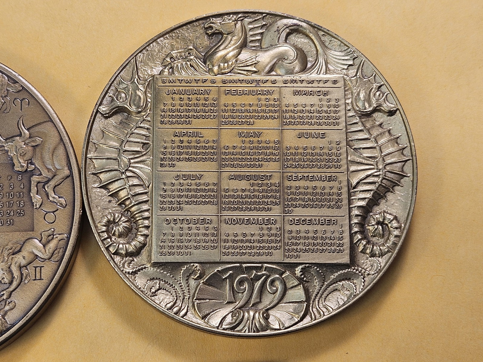 Three Large Size Bronze Medals - 3