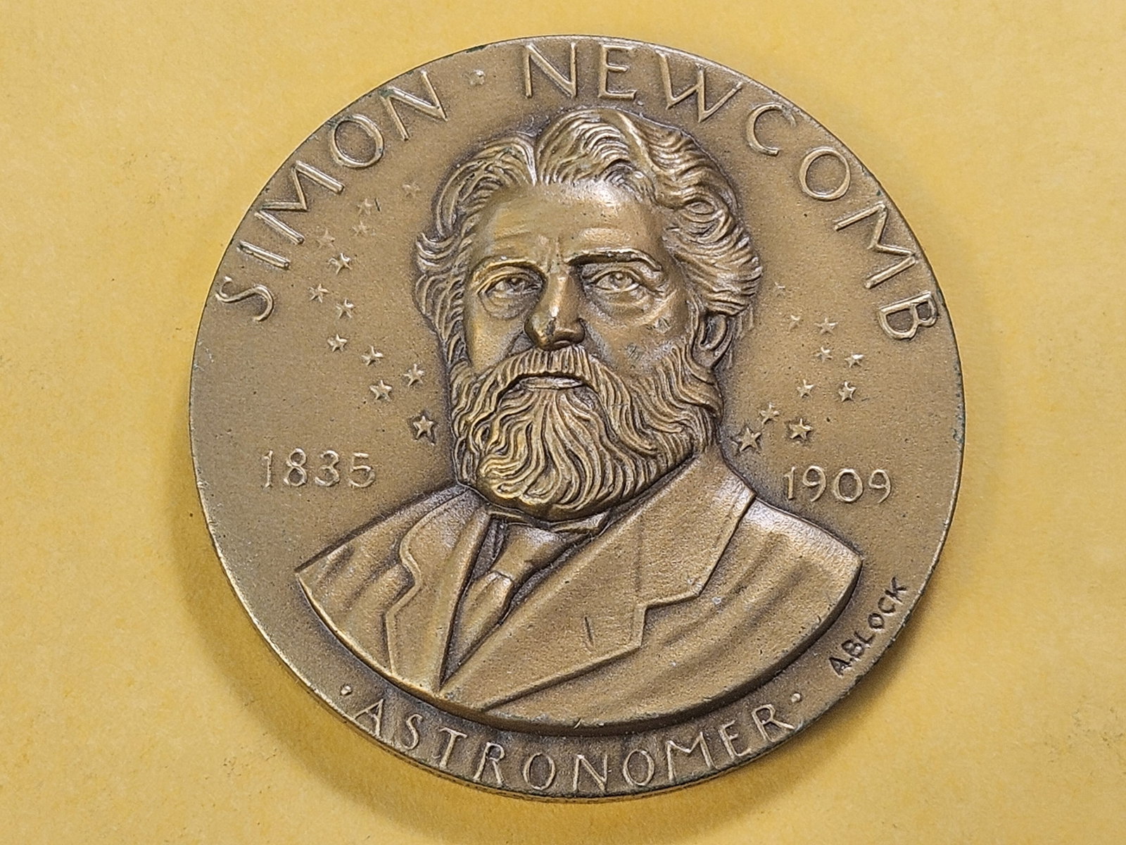 Astronomer Simon Newcomb Bronze Medal: The Hall of Fame for Great Americans