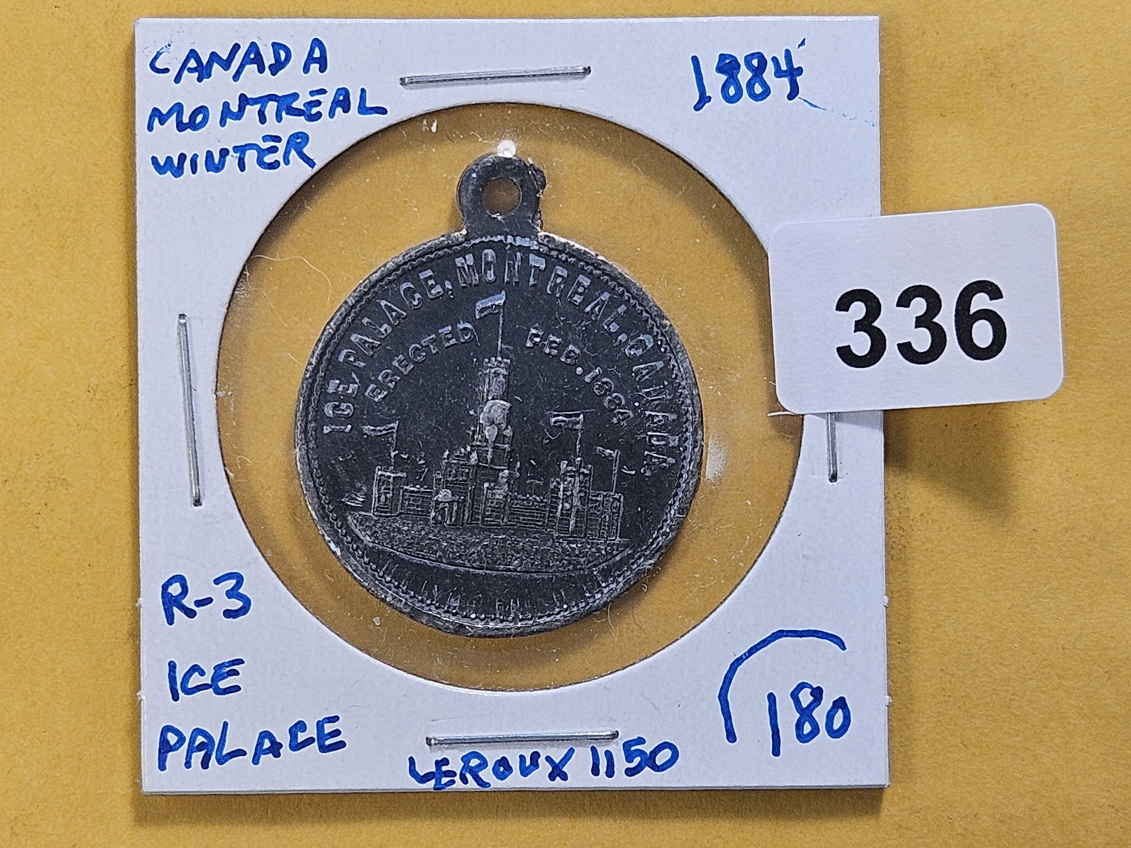 1884 Canadian Carnival Token - 2