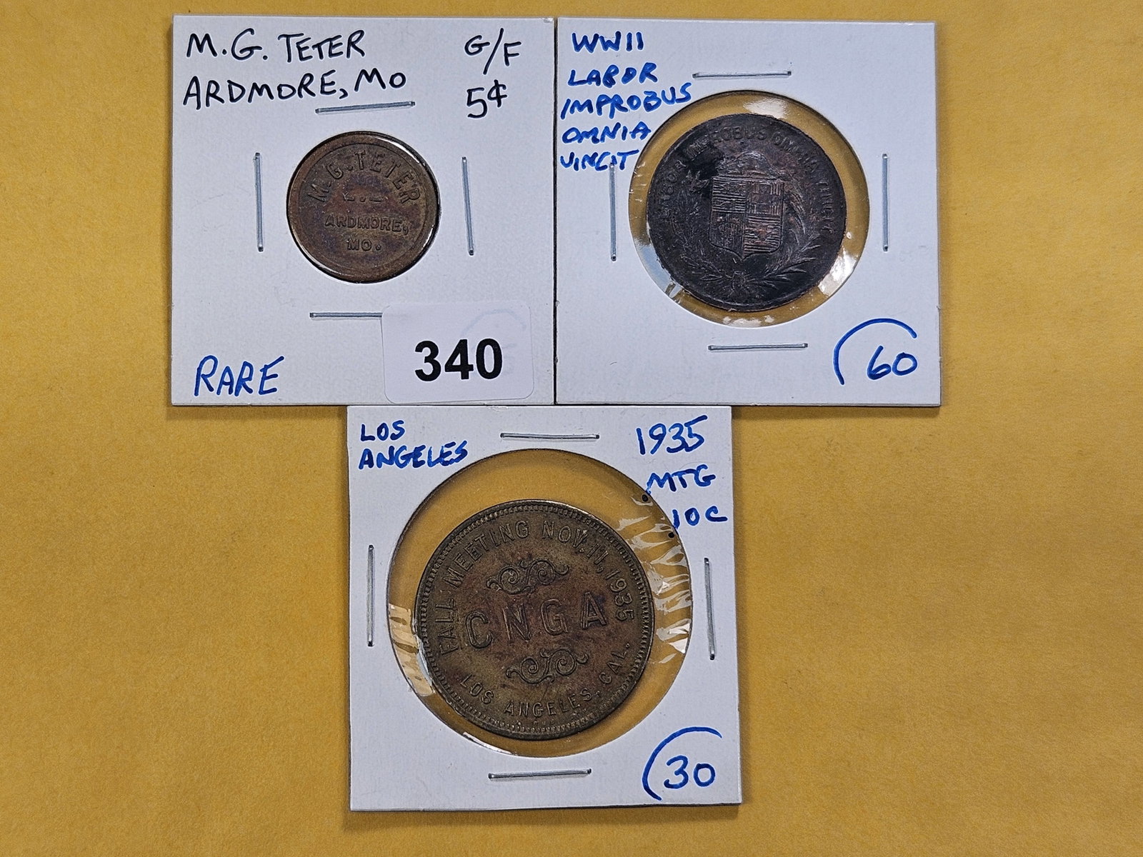 Three Cool Tokens (1 of 8)