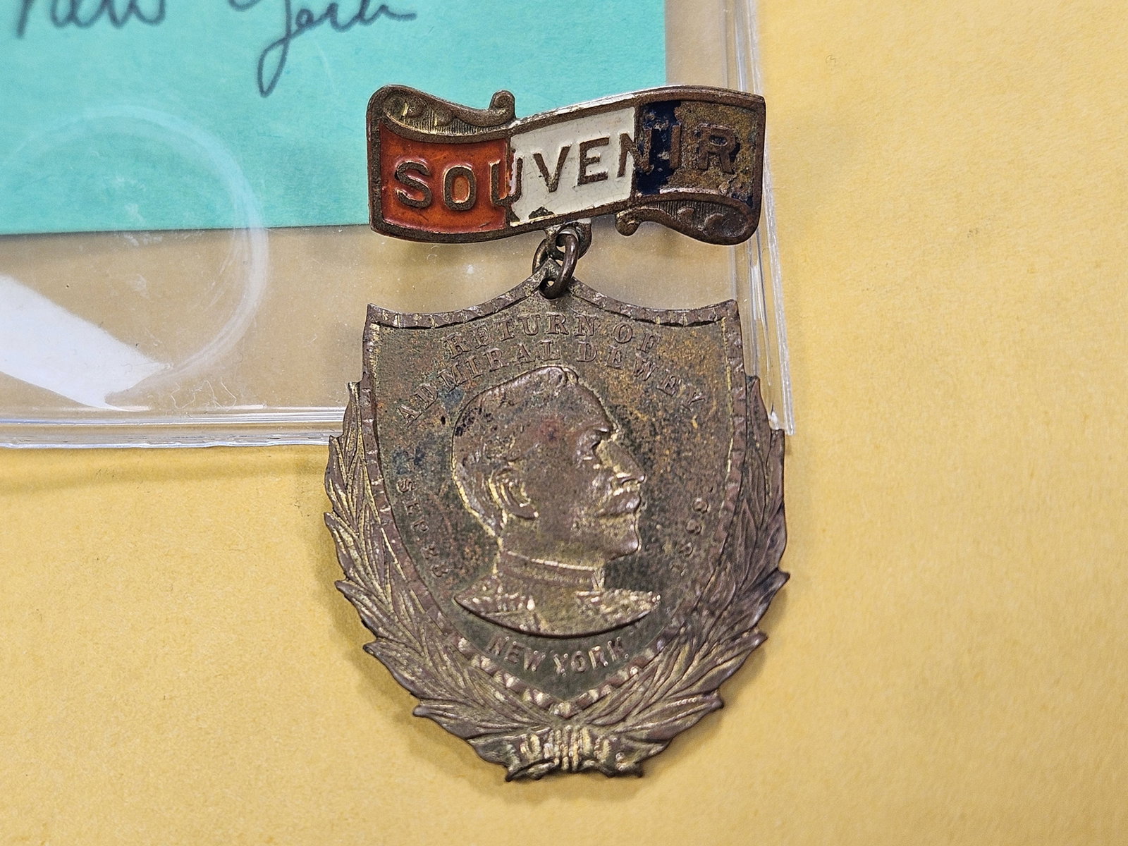 Two Admiral George Dewey Pins - 3