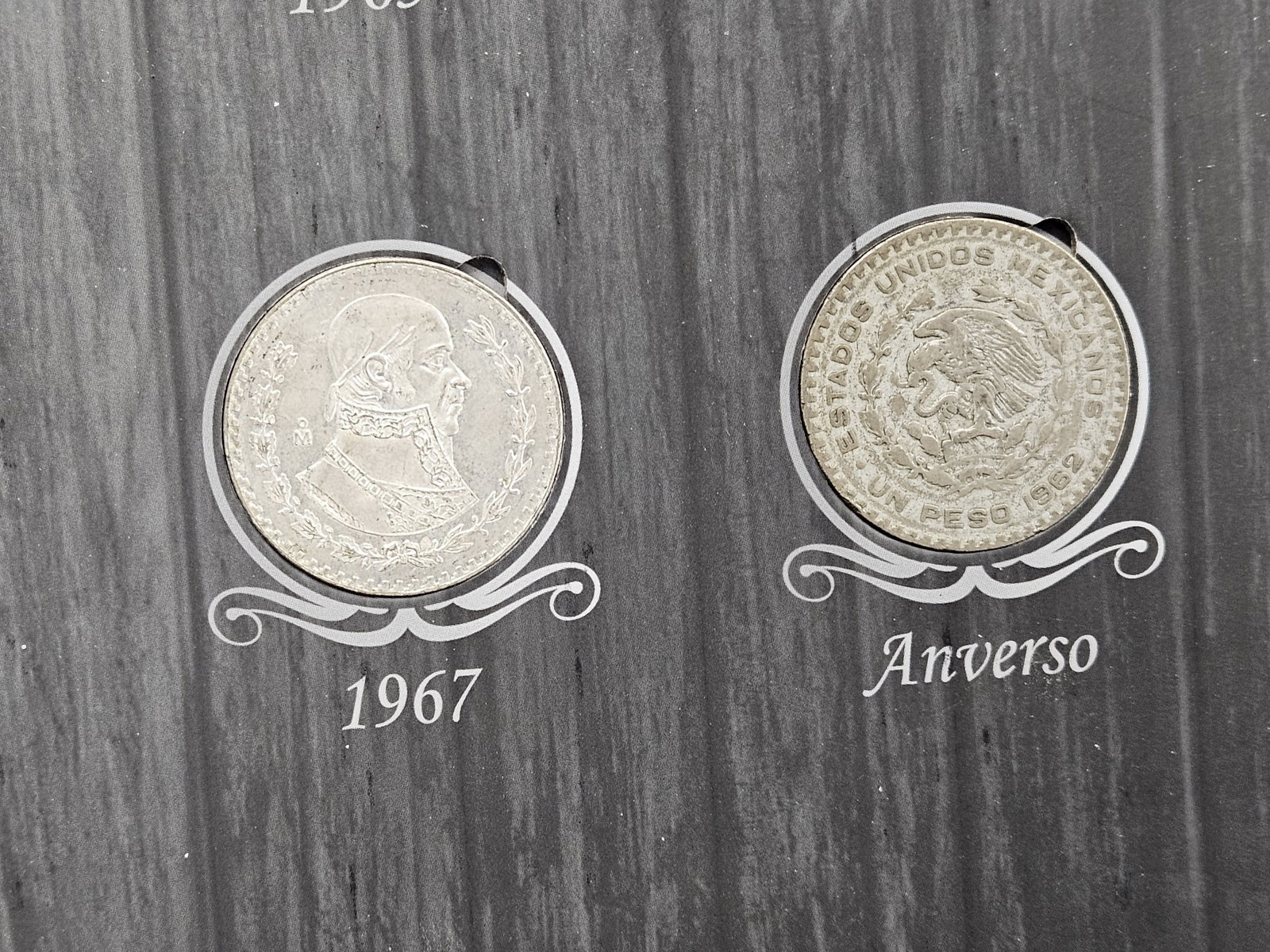 Almost Completed Mexican Silver Peso Book - 6