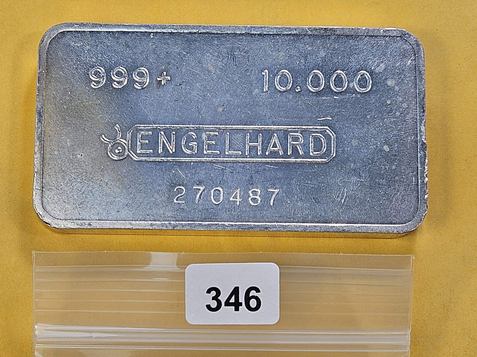 TEN Troy Ounce .999 Fine Silver Bar (1 of 3)