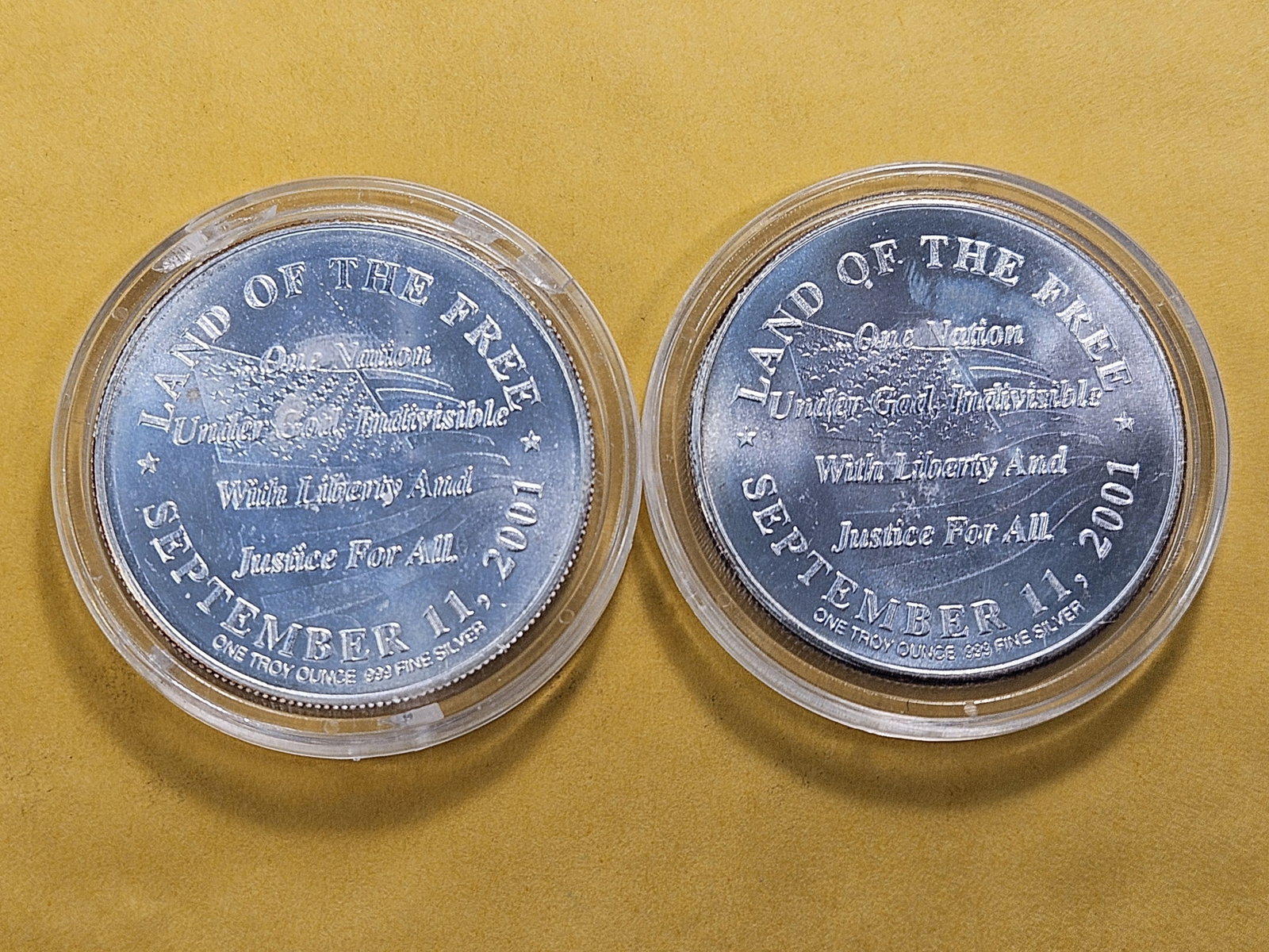 Two 1-Troy Ounce .999 Fine Silver Rounds - 4