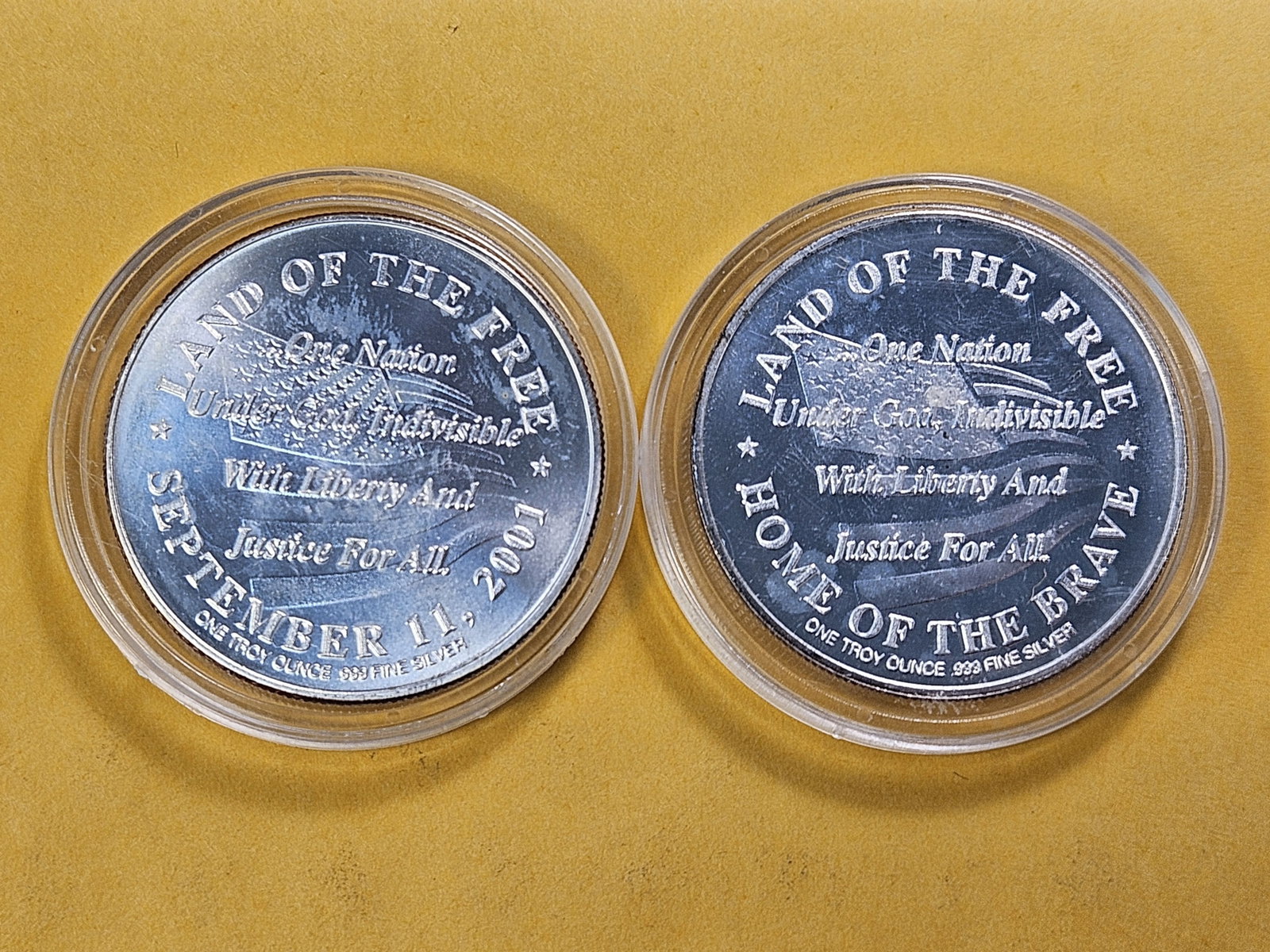 Two 1-Troy Ounce .999 Fine Silver Rounds - 4