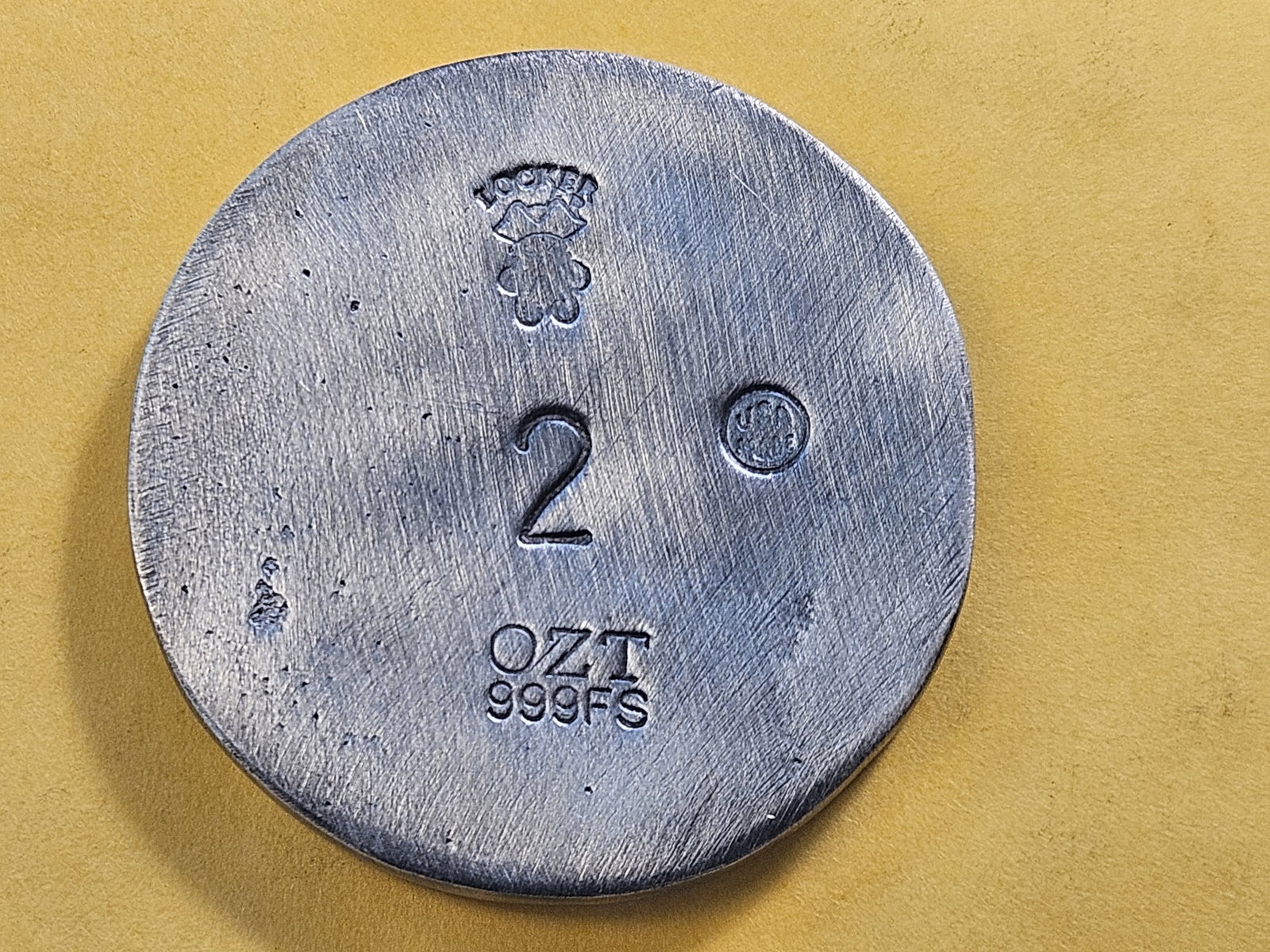 One 2-Troy Ounce .999 Fine Silver Round - 4