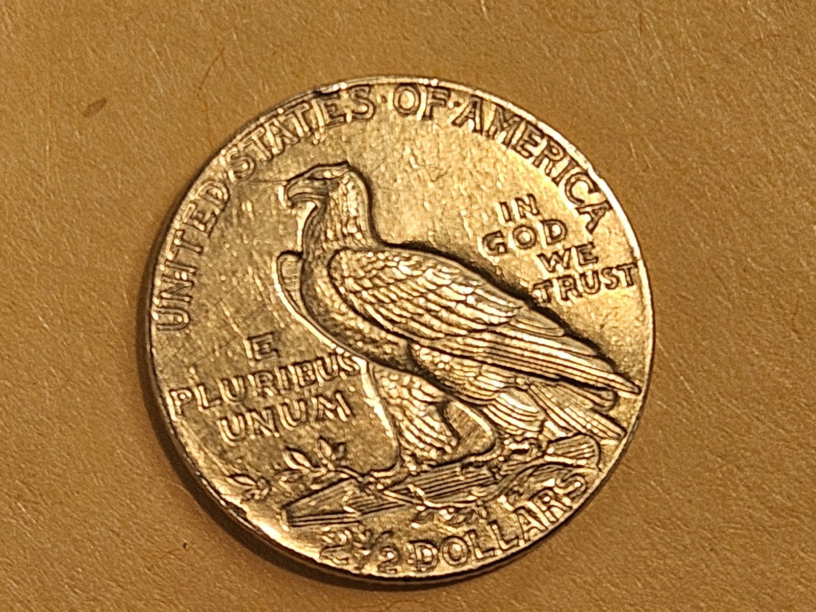 GOLD! Brilliant About Uncirculated 1929 Indian Head Gold $2.5 Dollars - 3