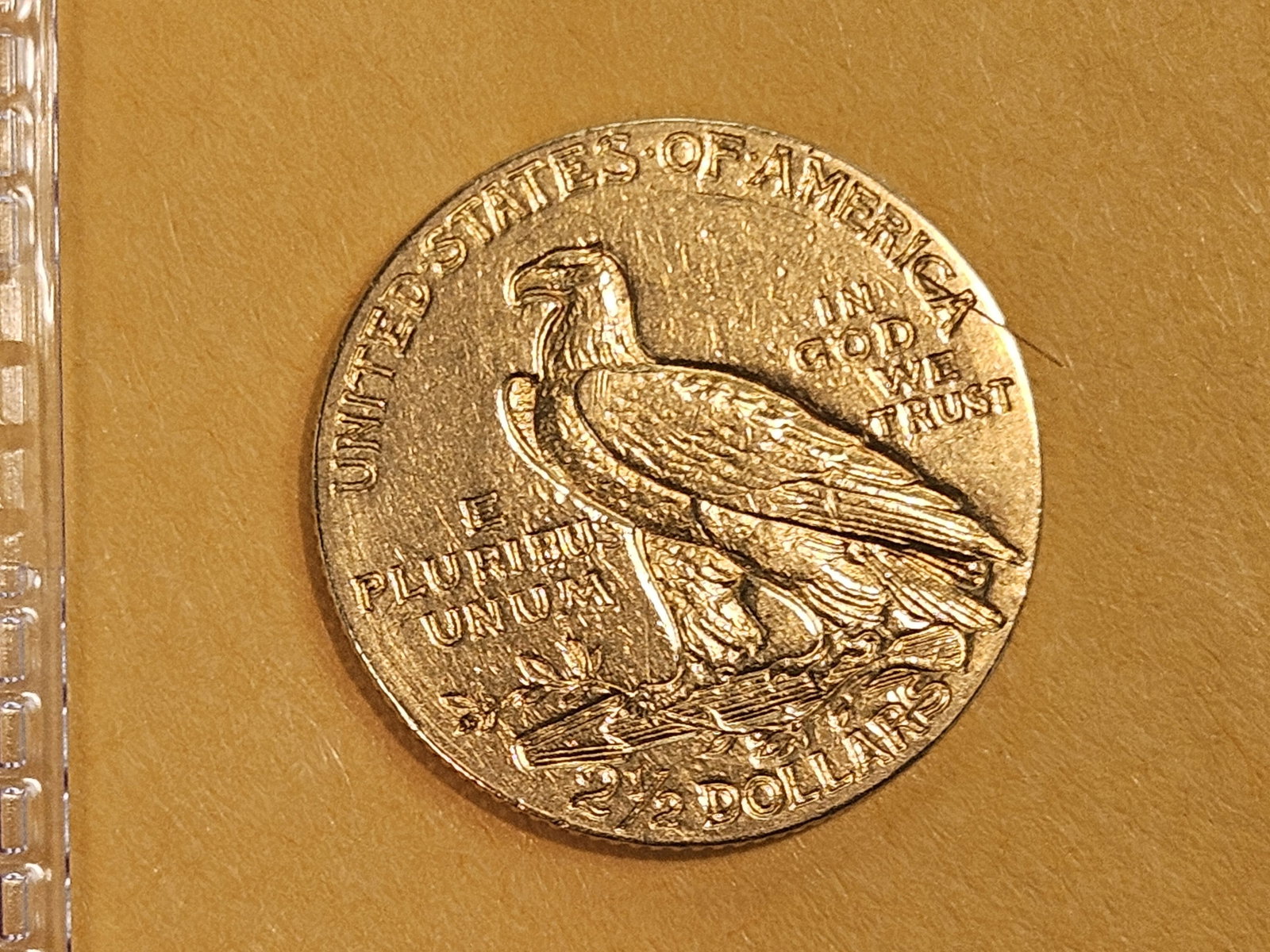 GOLD! Brilliant 1908 Indian Head Gold $2.5 Dollars - 3