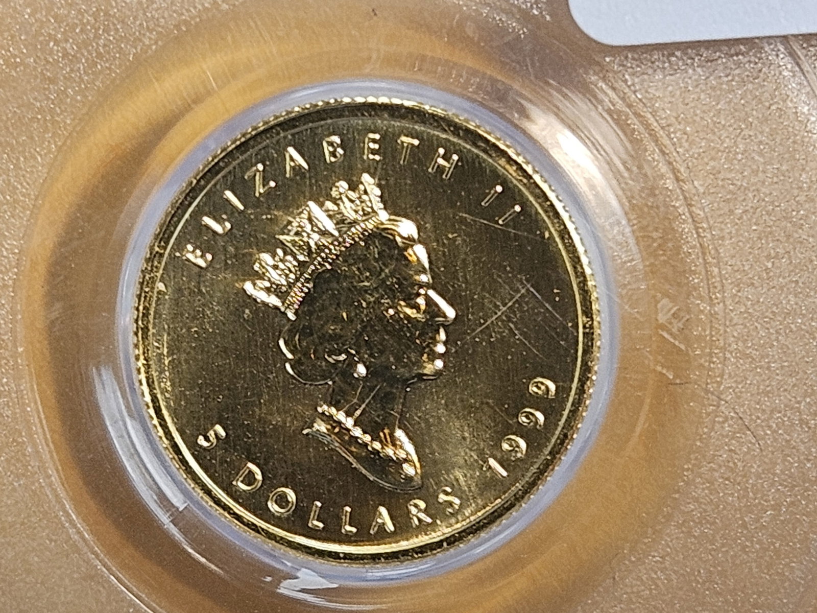 GOLD! WORLD TRADE CENTER Recovery Gold Coin!: PCGS 1999 Gold Five Dollar Canada Maple Leaf. WTC Ground Zero Recovery