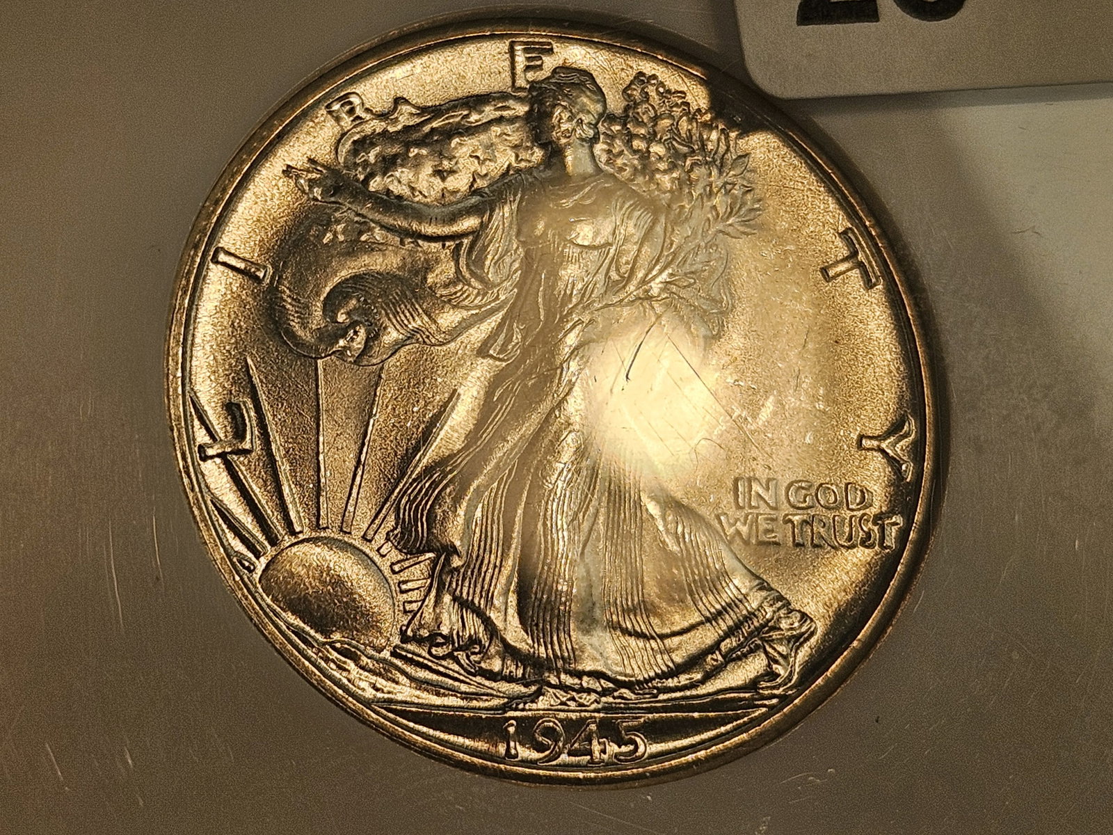 GEM! NGC 1945-D Walking Liberty Half Dollar in Mint State 65 - 3