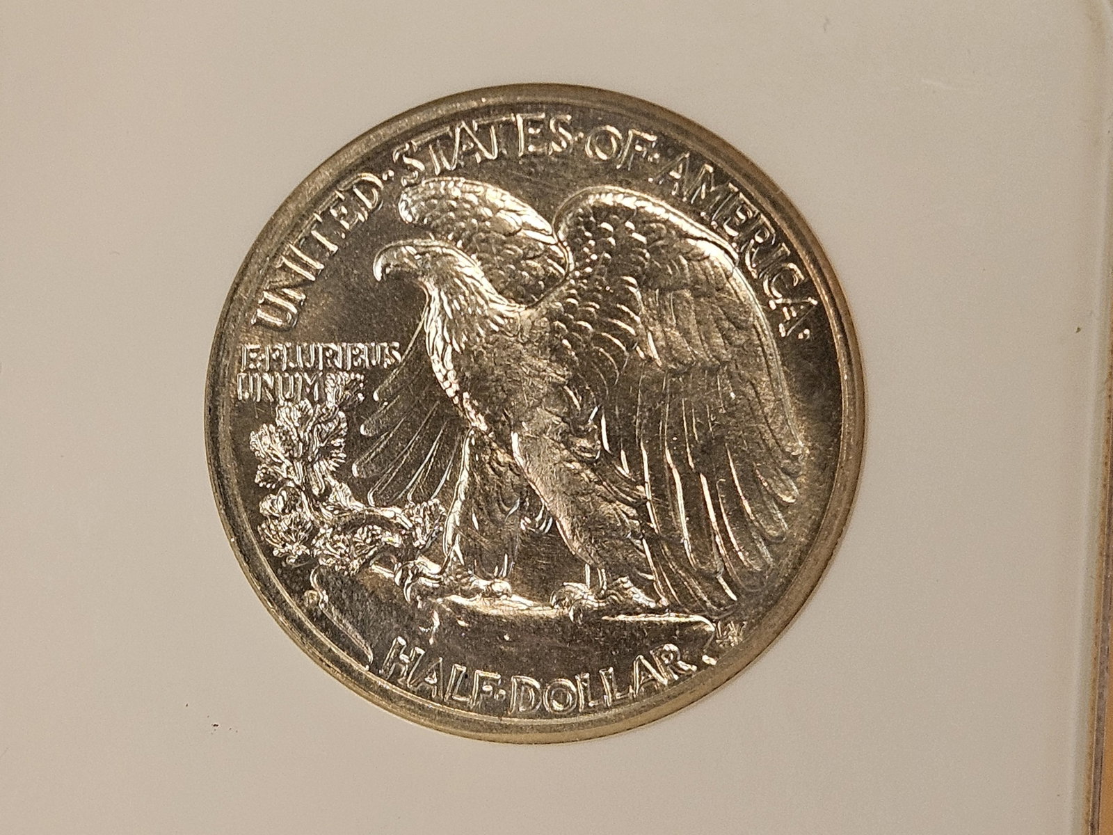 GEM! NGC 1945-D Walking Liberty Half Dollar in Mint State 65 - 6