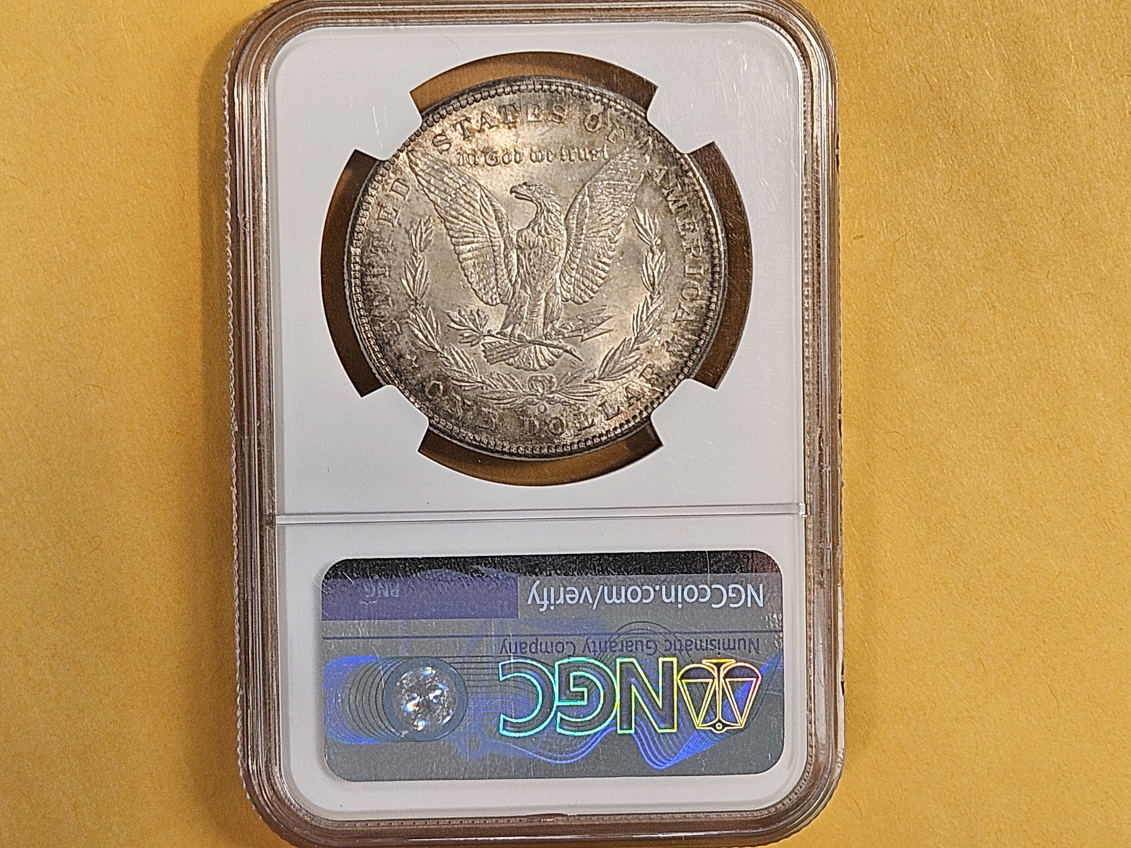 NGC 1898-O Morgan Dollar in Mint State 63 - 3
