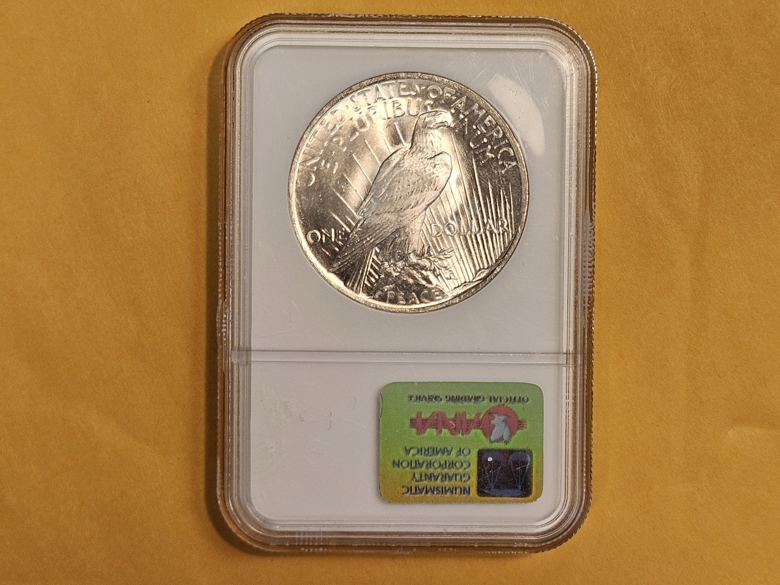 GEM! 1923 Peace Silver Dollar in Mint State 65 - 4