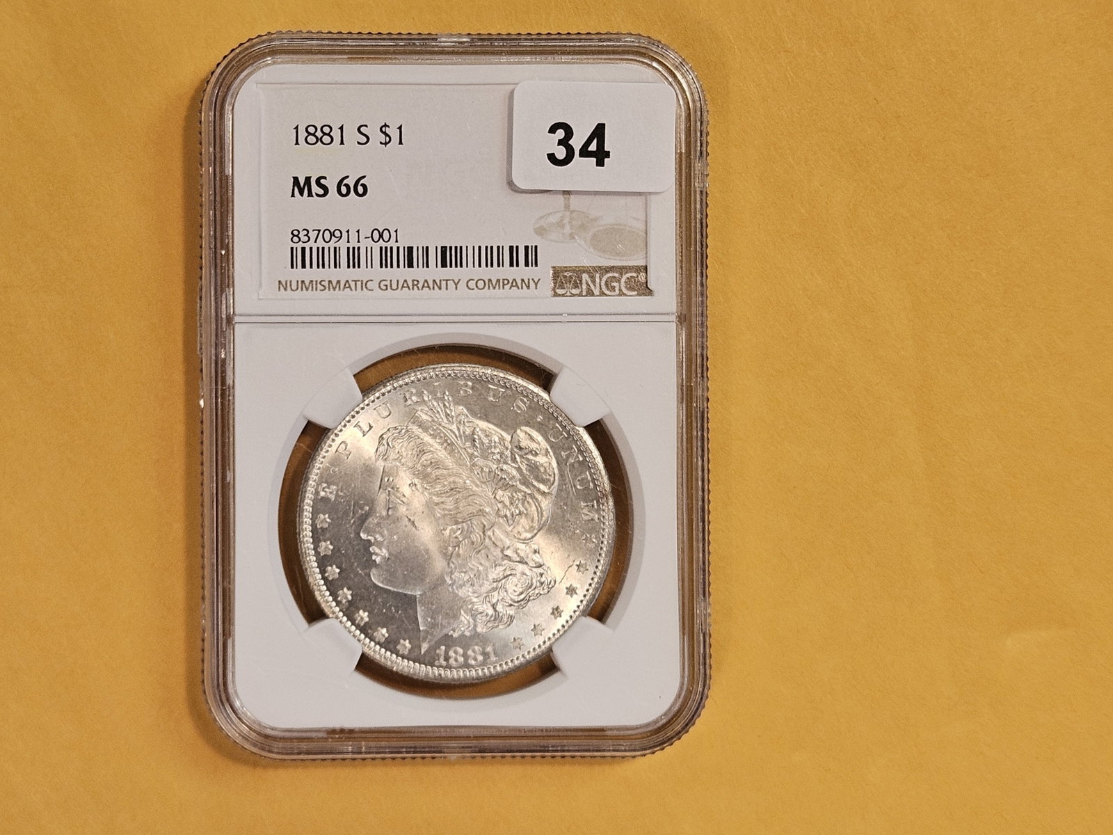 GEM! NGC 1881-S Morgan Dollar in Mint State 66 - 2