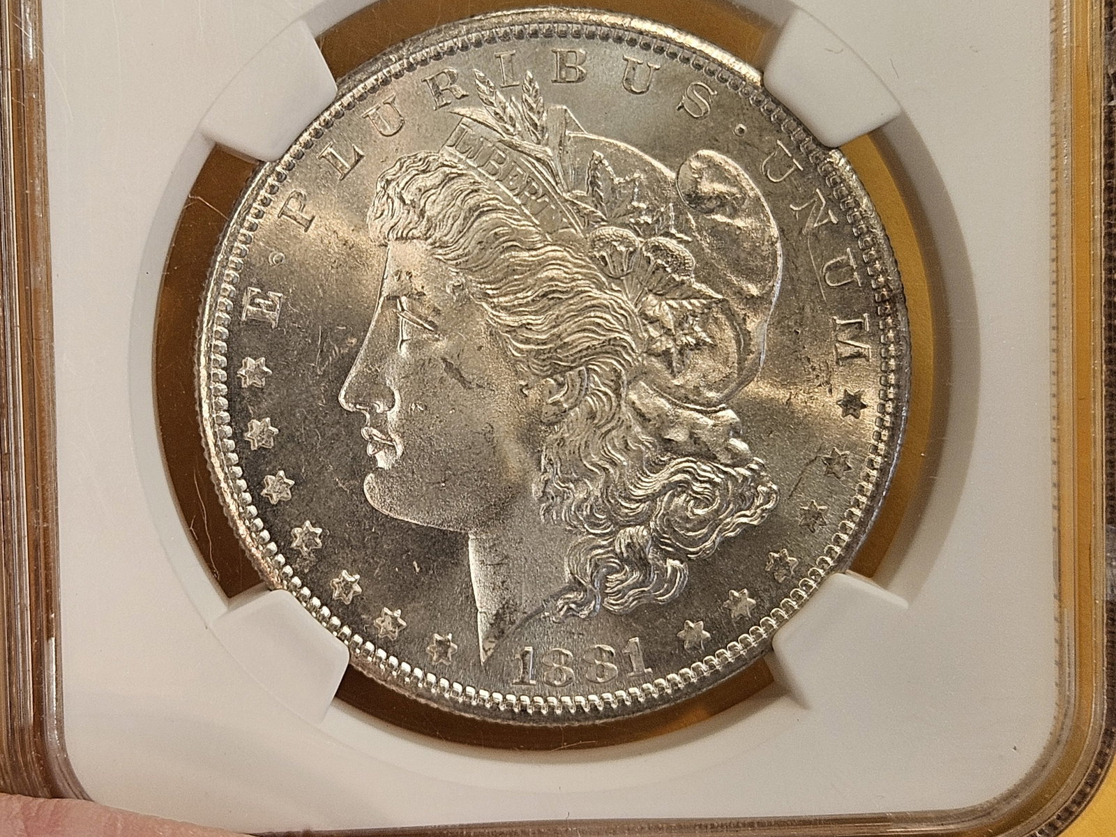 GEM! NGC 1881-S Morgan Dollar in Mint State 66 - 5