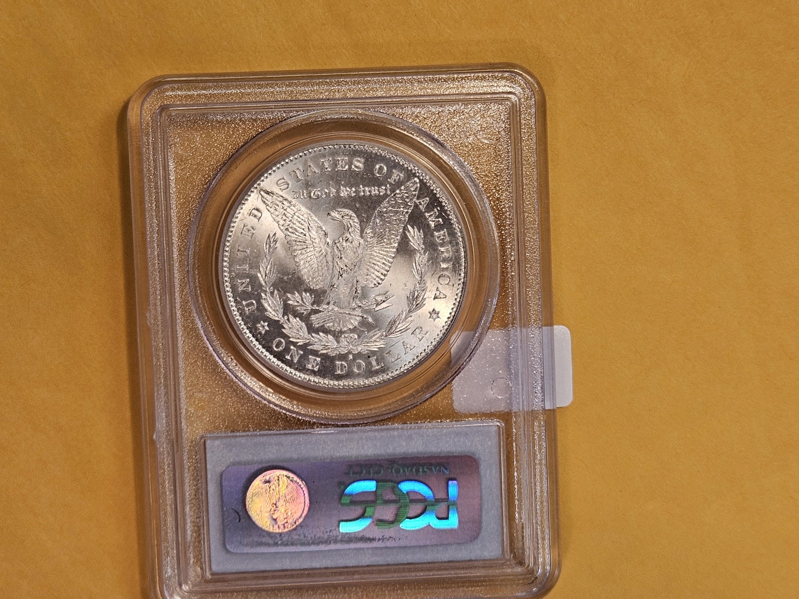 VARIETY! PCGS 1878-S Morgan Dollar in Mint State 62 - 3