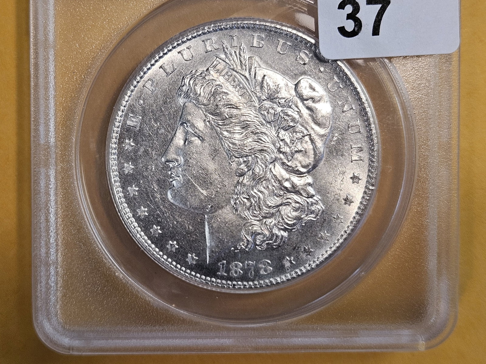VARIETY! ANACS 1878-S Morgan Dollar in Mint State 62 (1 of 3)