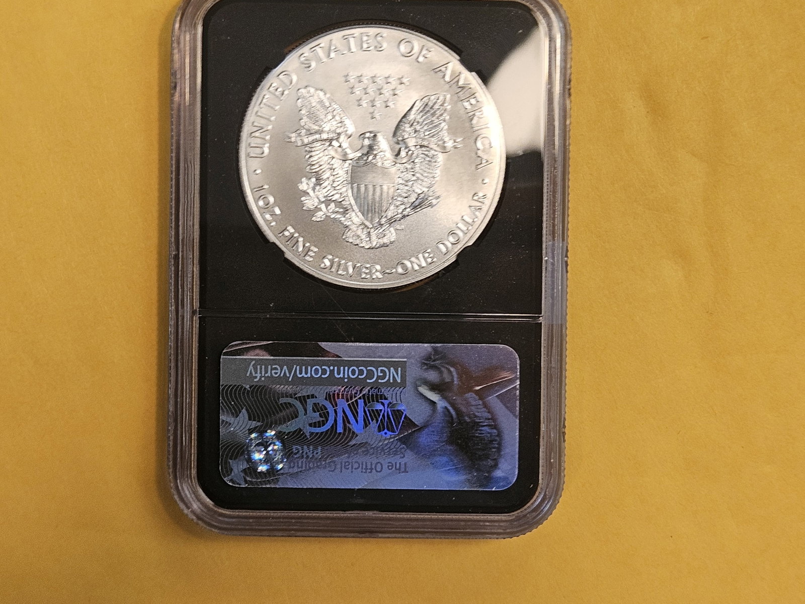 PERFECT! NGC 2017 American silver Eagle in Mint State 70 - 3