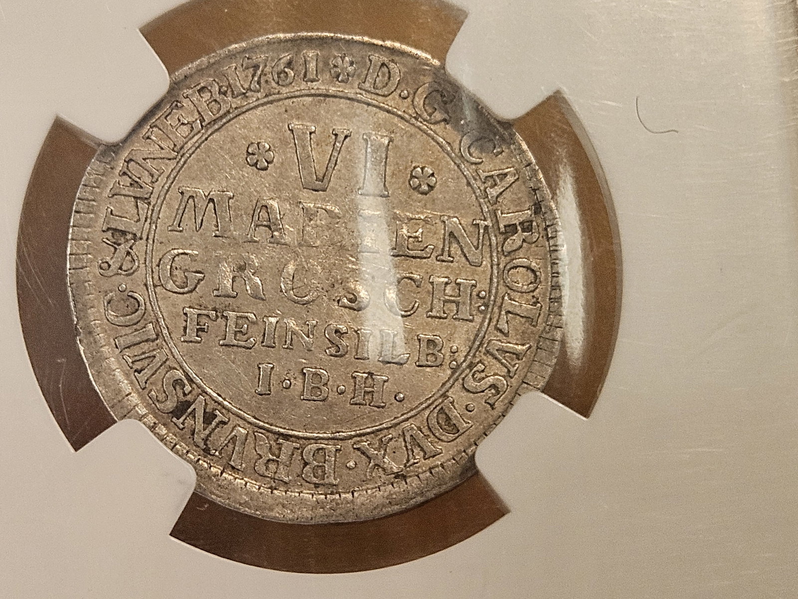 * NGC 1761 IBH Germany 6 mariengrosch in About Uncirculated - 58 - 7