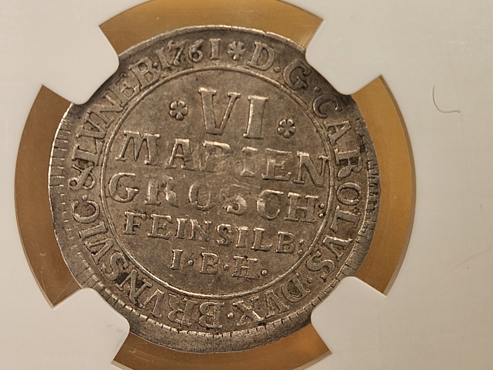 * NGC 1761 IBH Germany 6 mariengrosch in About Uncirculated - 58 - 8