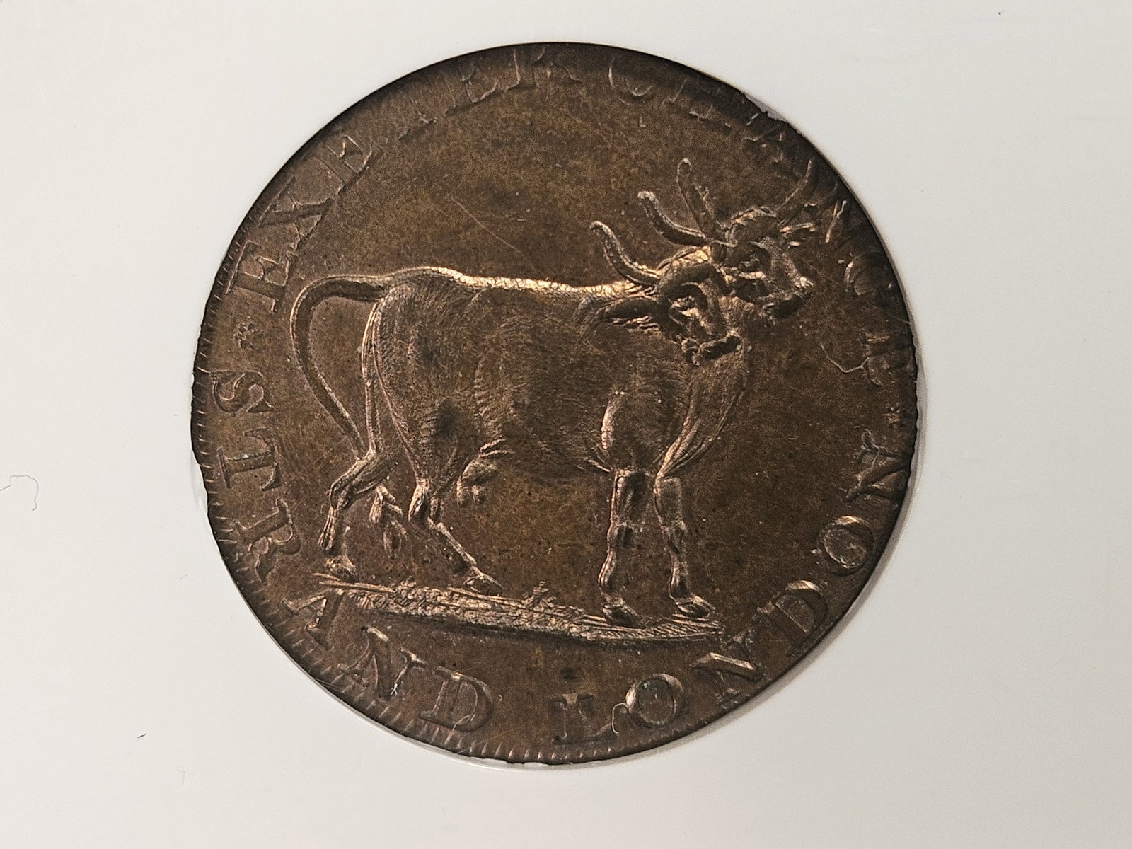 CONDER! NGC 1790's Great Britain Half-Penny Conder Token in Mint State 63 RB - 13