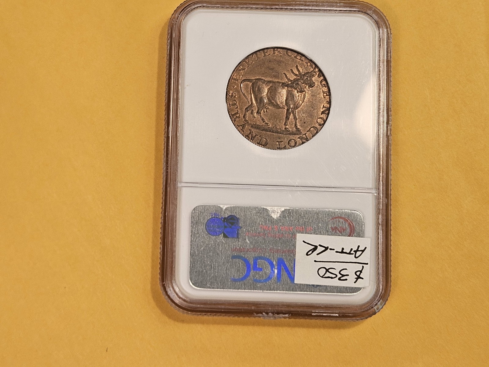 CONDER! NGC 1790's Great Britain Half-Penny Conder Token in Mint State 63 RB - 9