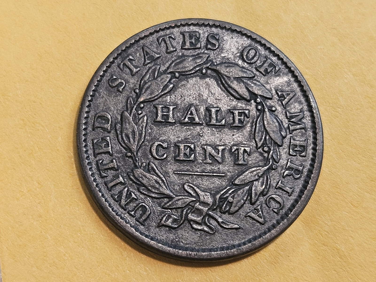 1833 Classic Head Half Cent in Extra Fine - 4