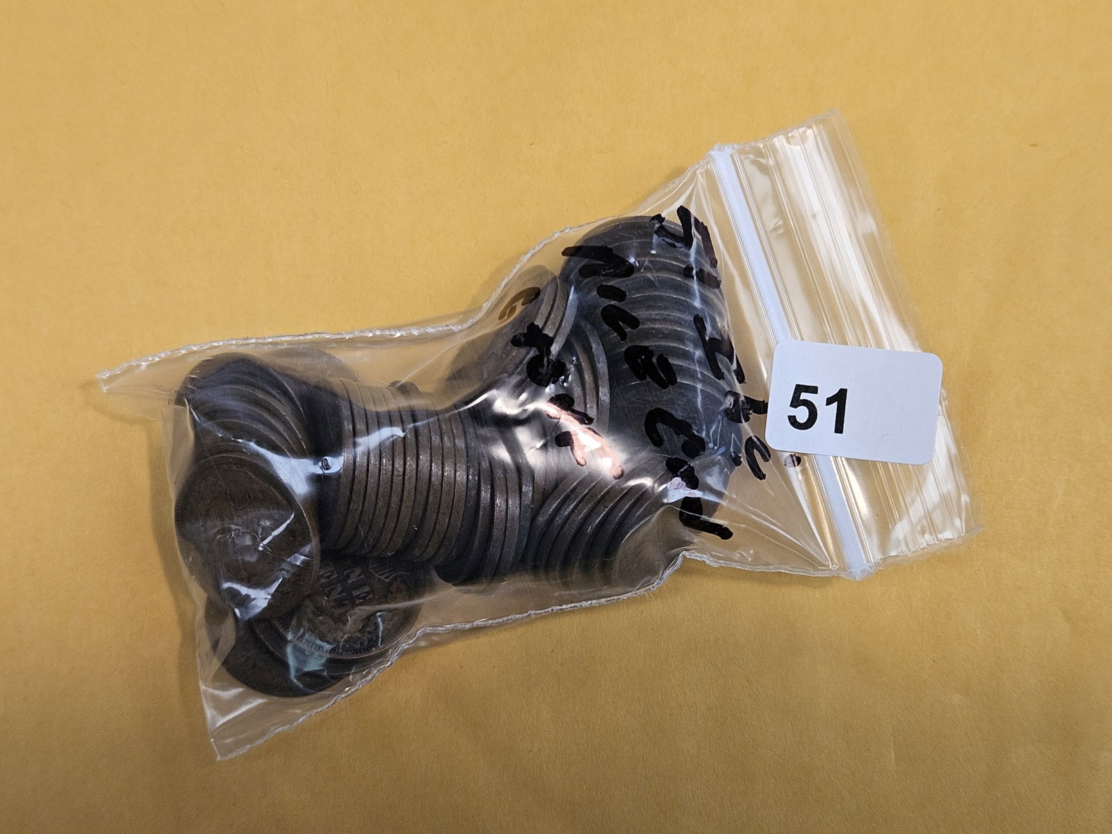Fifty-One Indian Cents: From dealer. He noted they were nicer. All in Good to Very Fine