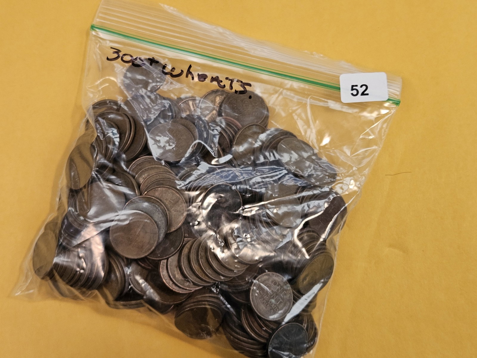 THREE Hundred Wheat cents: From dealer. Unchecked by us